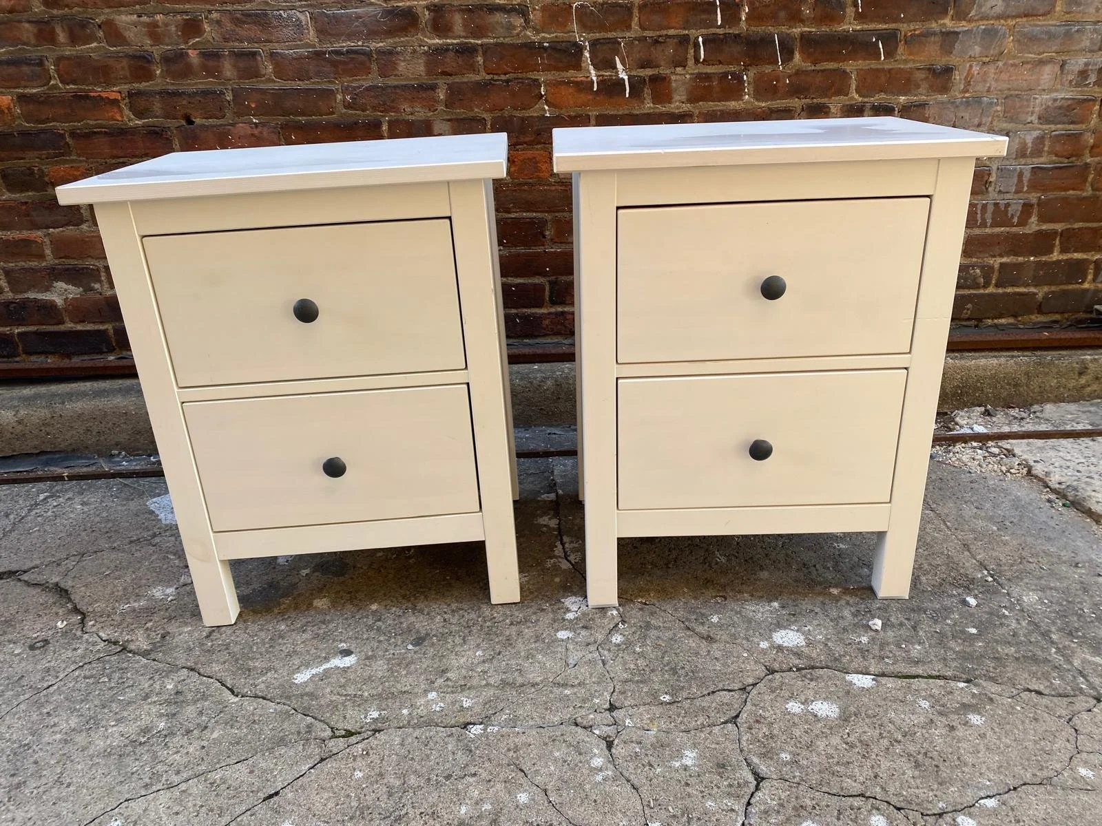 (X2) Solid Wood White Painted Side Tables (7).jpeg