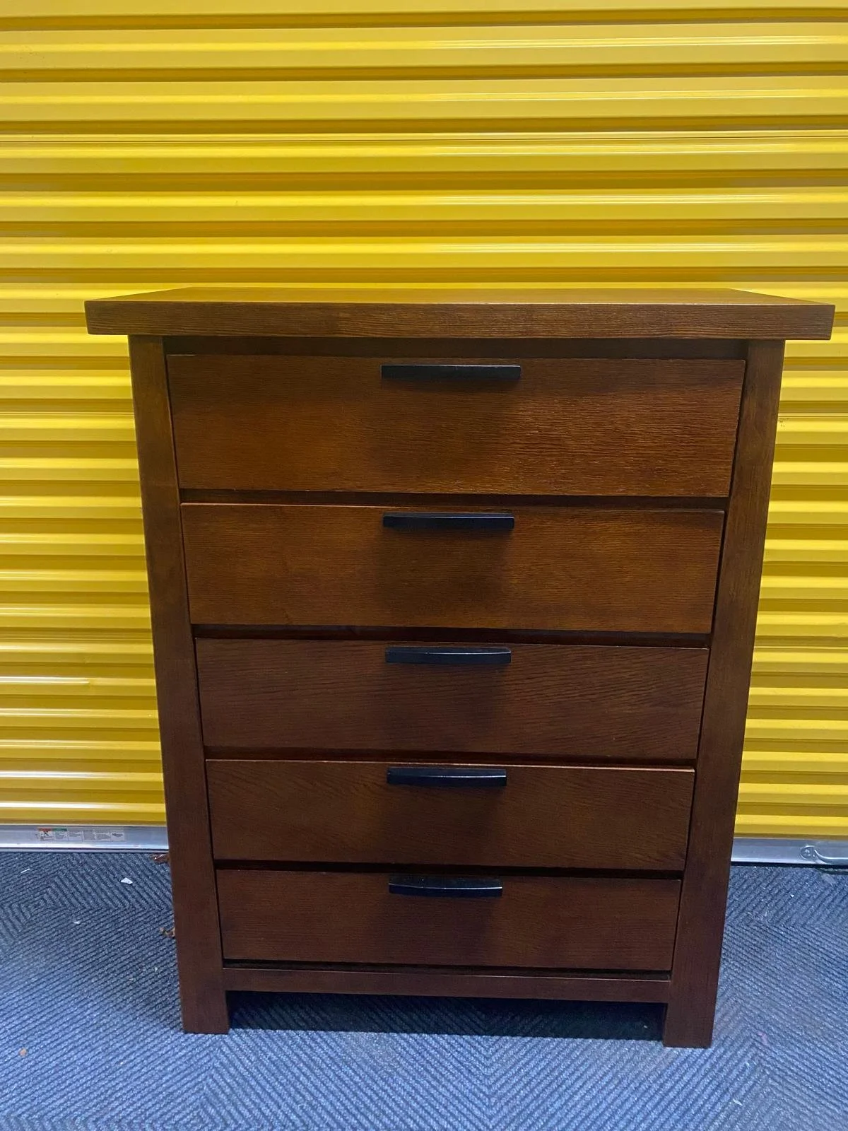 Super Solid Oak Wood 5 Drawer Dresser (1).jpeg