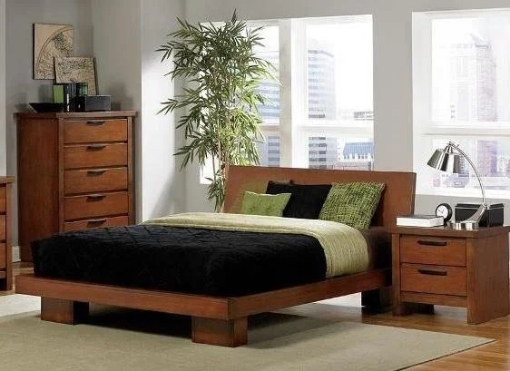 Solid Wood Dark Oak Queen Bed Frame (2).jpeg