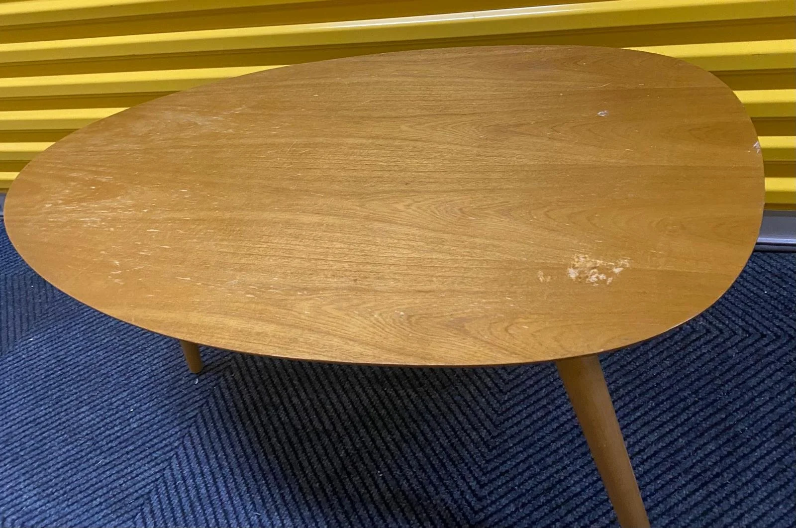 Solid Oak Wood 3 Leg Coffee Table (2).jpeg