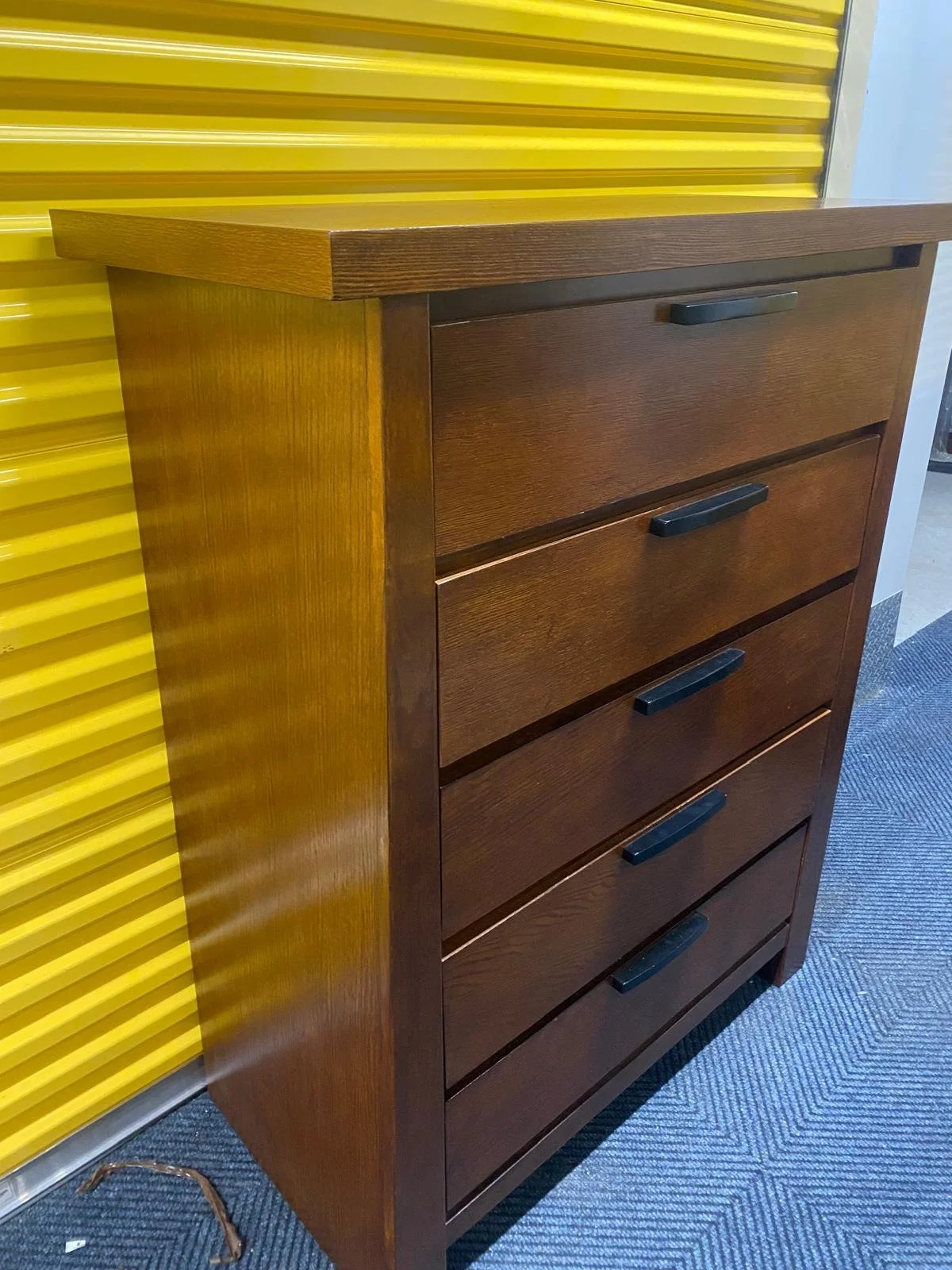 Super Solid Oak Wood 5 Drawer Dresser (4).jpeg