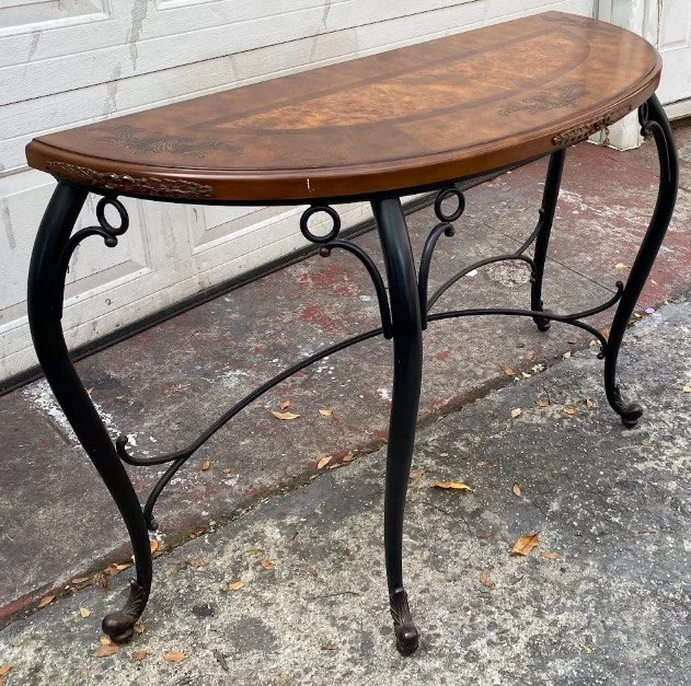 Half Moon Designer Entry-Way Table