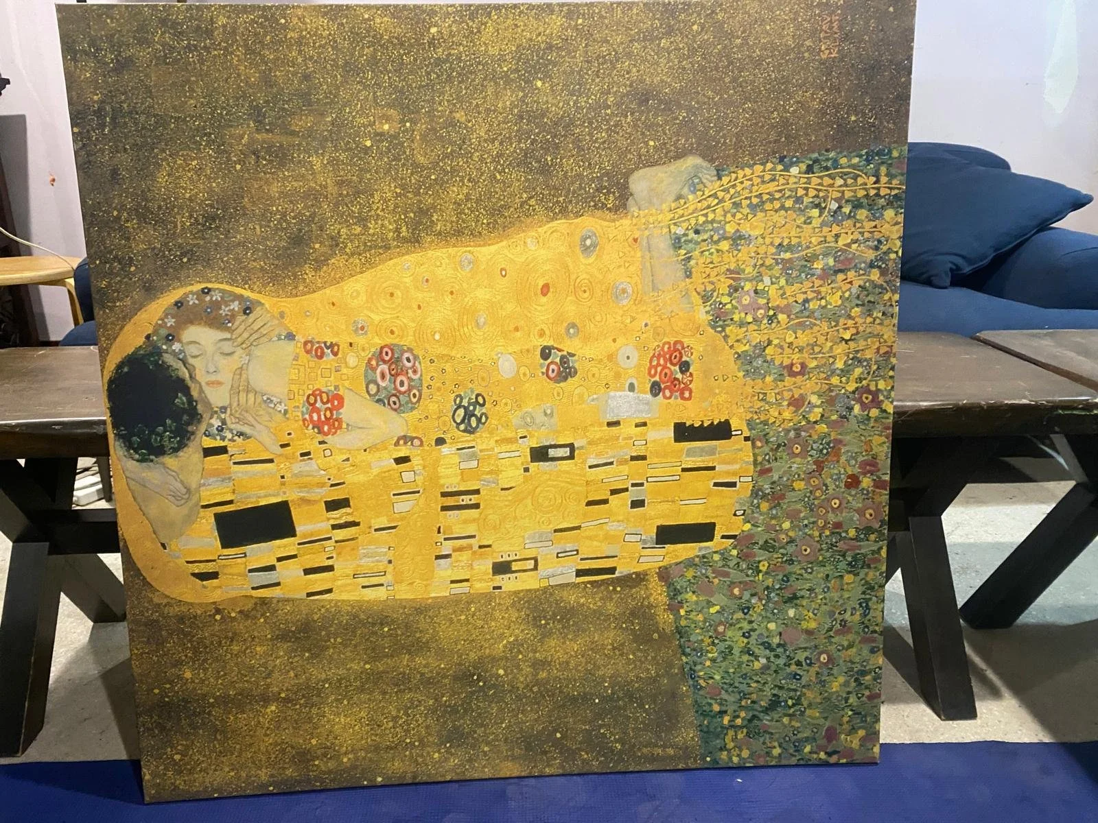 The Kiss - Klimt Print - Art on Canvas