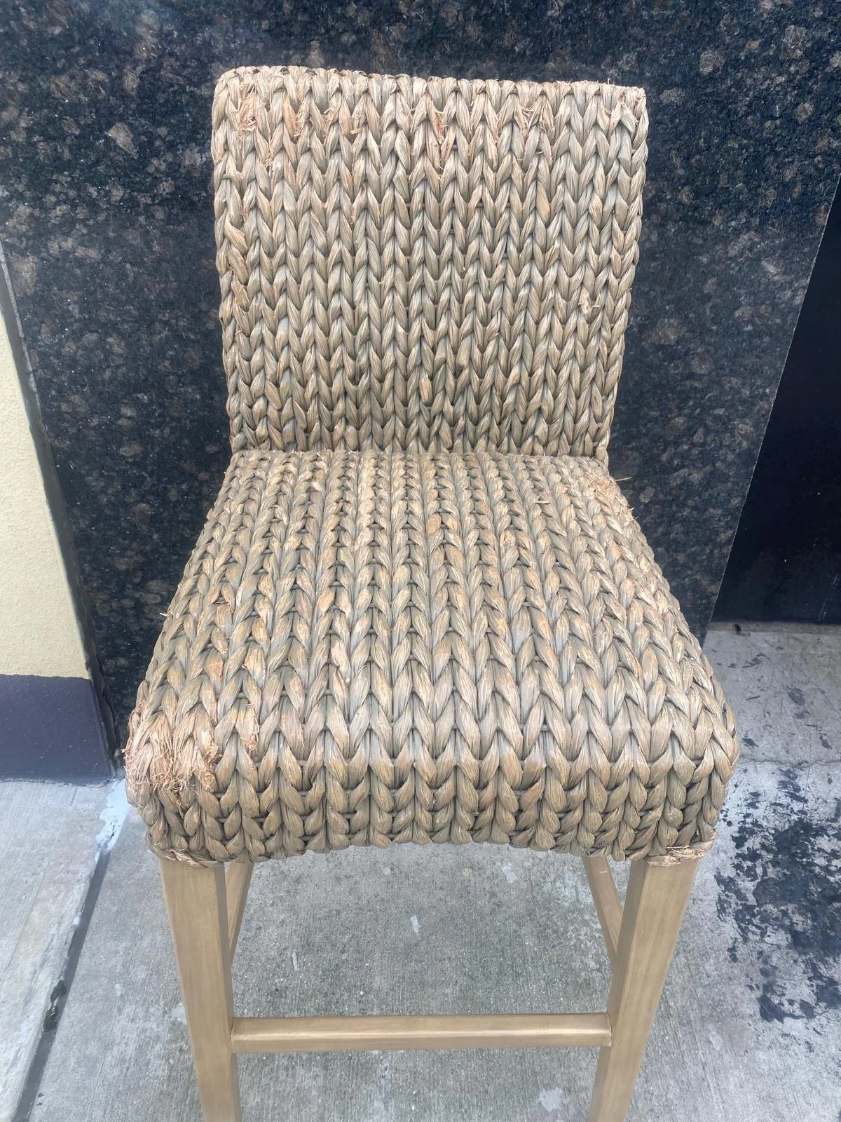 Pottery Barn Seagrass Bar Height Stools (x2).jpeg