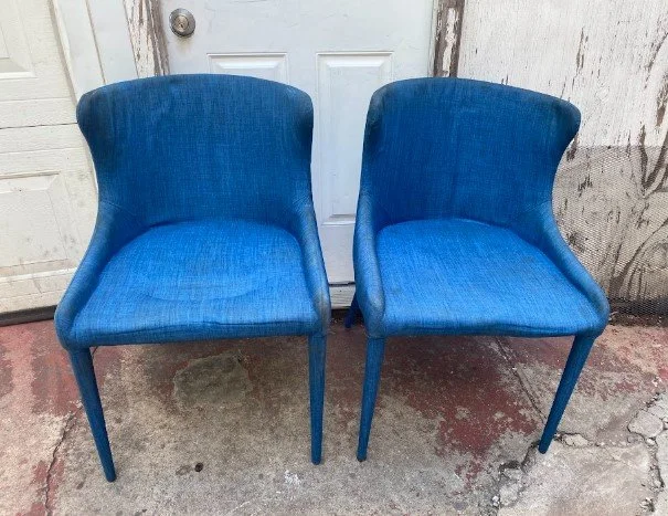 Blue Upholstered Chairs
