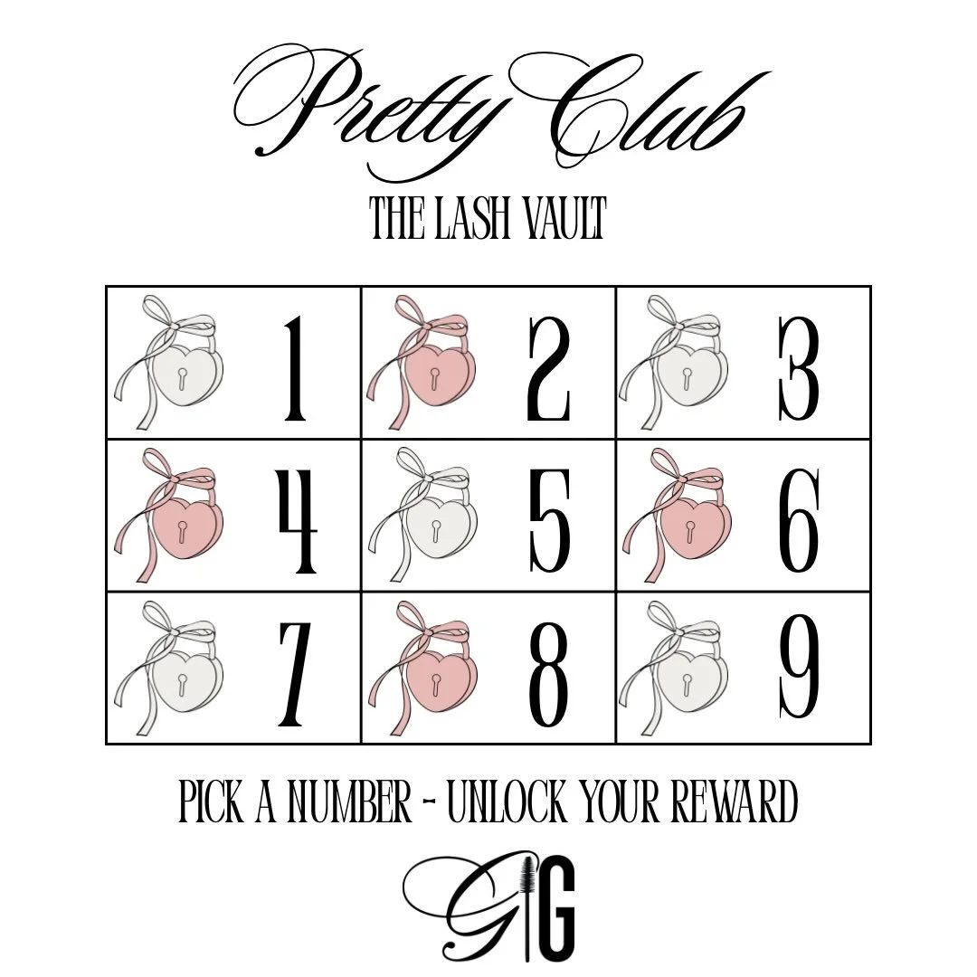 Okay I&rsquo;m trying something fun tonight 🤭

The **Pretty Club Vault 🔐** is officially open.

Each vault hides a mystery lash reward&hellip; some have **$35 or $50 off a full set**, some have beauty perks, and one vault has the **JACKPOT &mdash; 