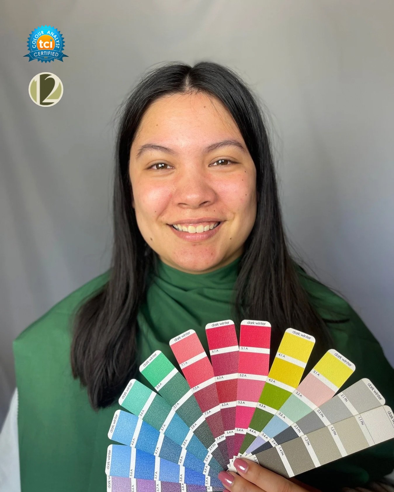Dark Winter!!! 

Alexa&rsquo;s best colors will be overall darker in value, cool-neutral in undertone, and medium - high in chroma. 

Dark winter colors are powerful and strong🤩💪🏻

I remember Alexa pointing out a few colors that she likes to wear 