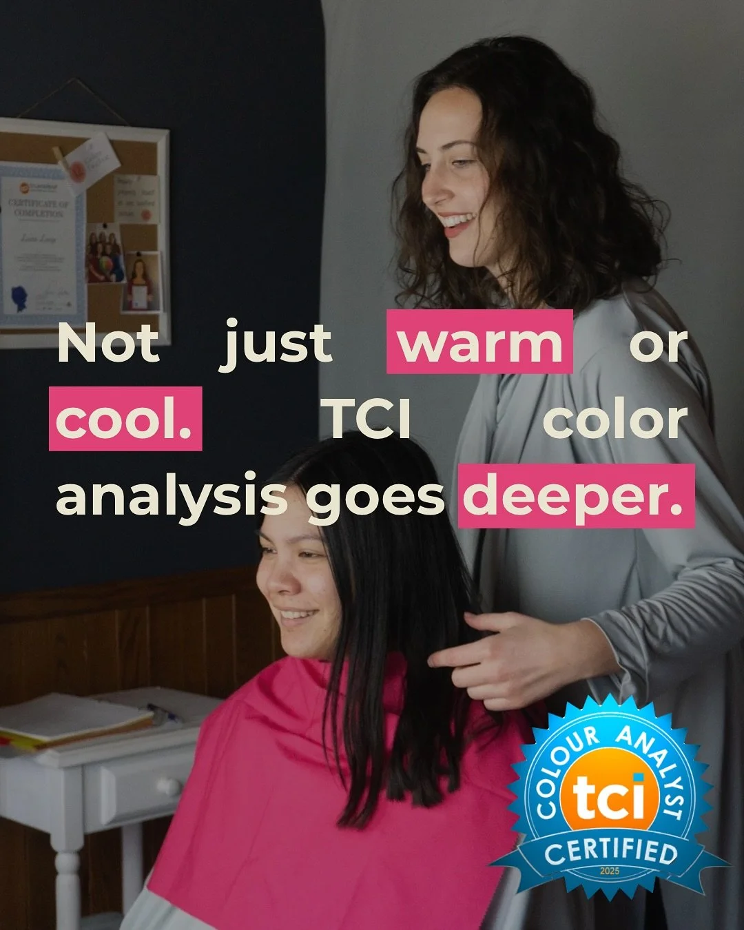 Warm or cool? There&rsquo;s more to the story. 👀 TCI color analysis digs deeper! 

#color #color12 #colortwelve #12tone #truecolourinternational #colortheory #coloranalysis #coloranalyst #visitmn #centralmn