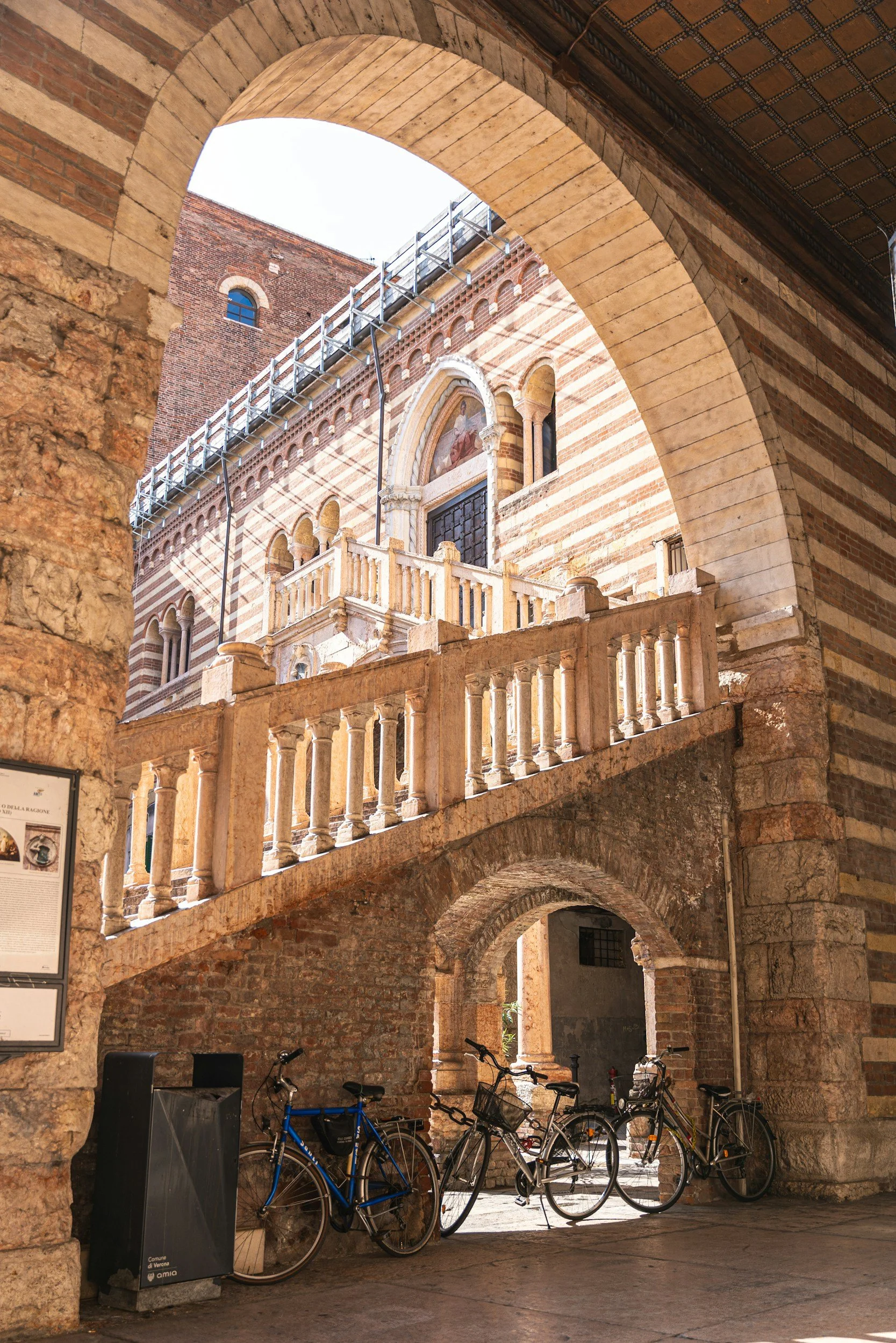 verona buildings italy