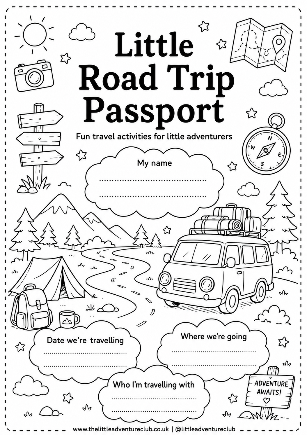 Little Road Trip Passport