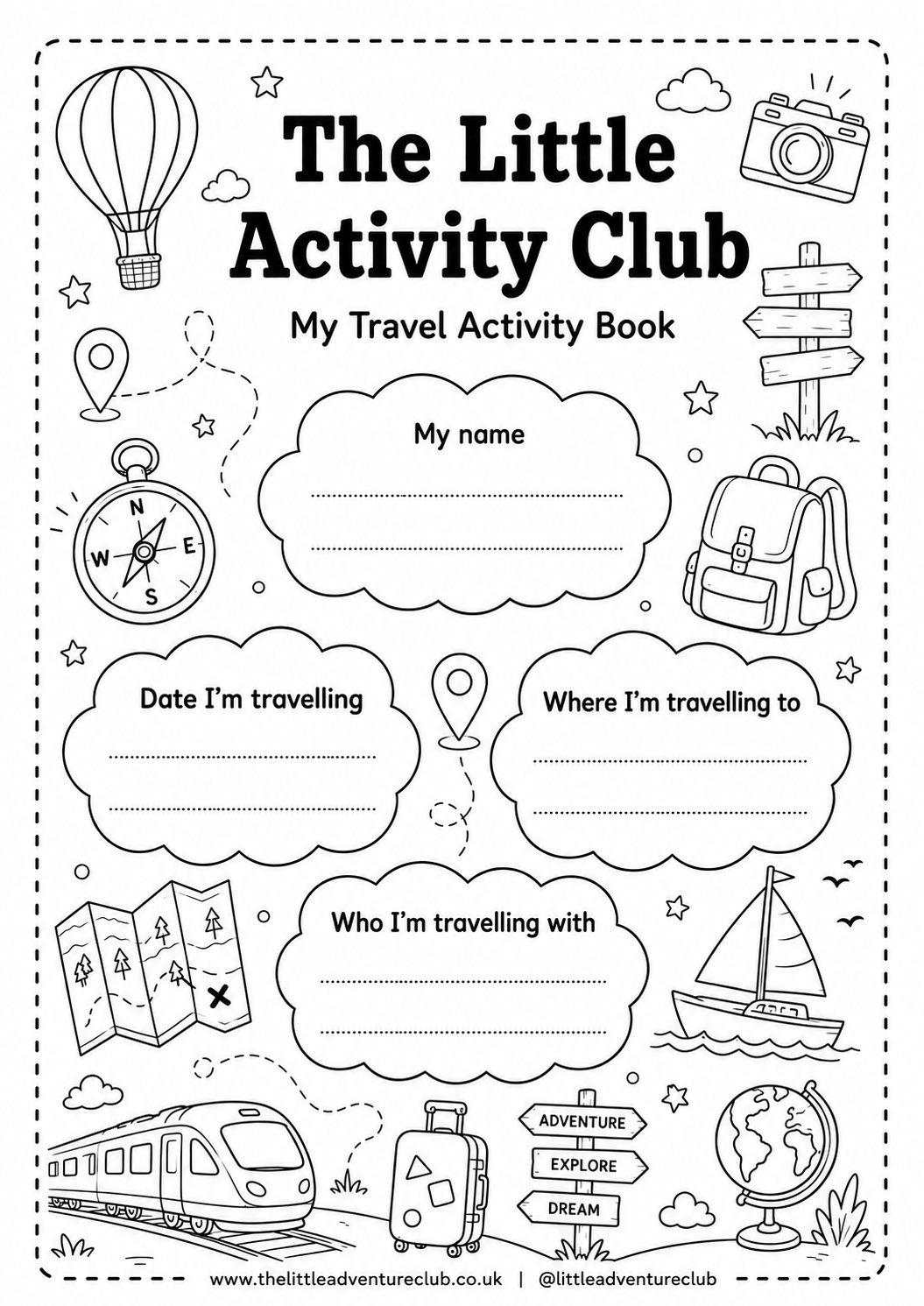 Little Airport Adventure Passport