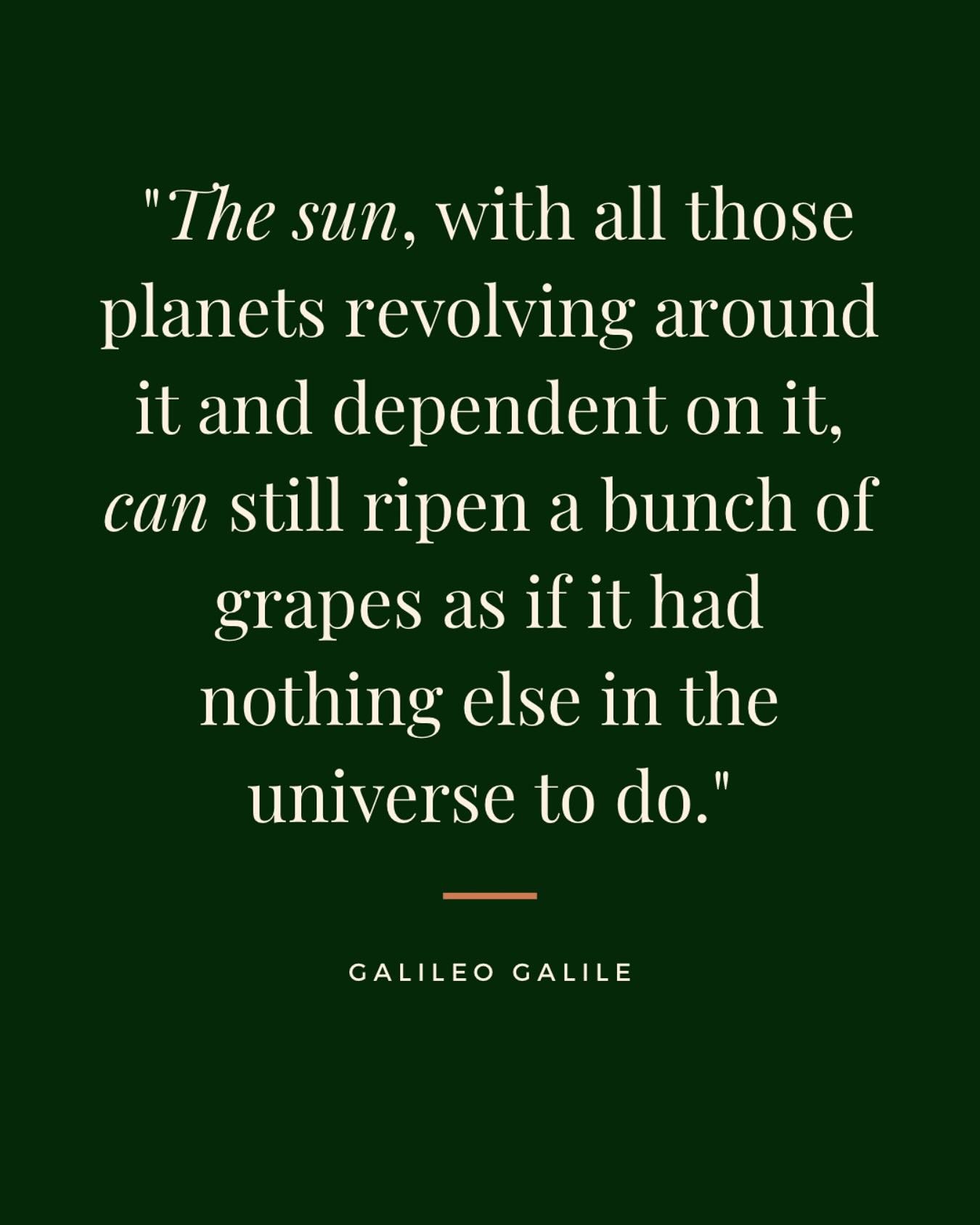 I&rsquo;ve been talking about the solar system a lot these past weeks. I love that imagery and often use it as a metaphor for concepts that are applicable about the self and others. 

🪐 this quote, although a little long, says a lot about the idea o