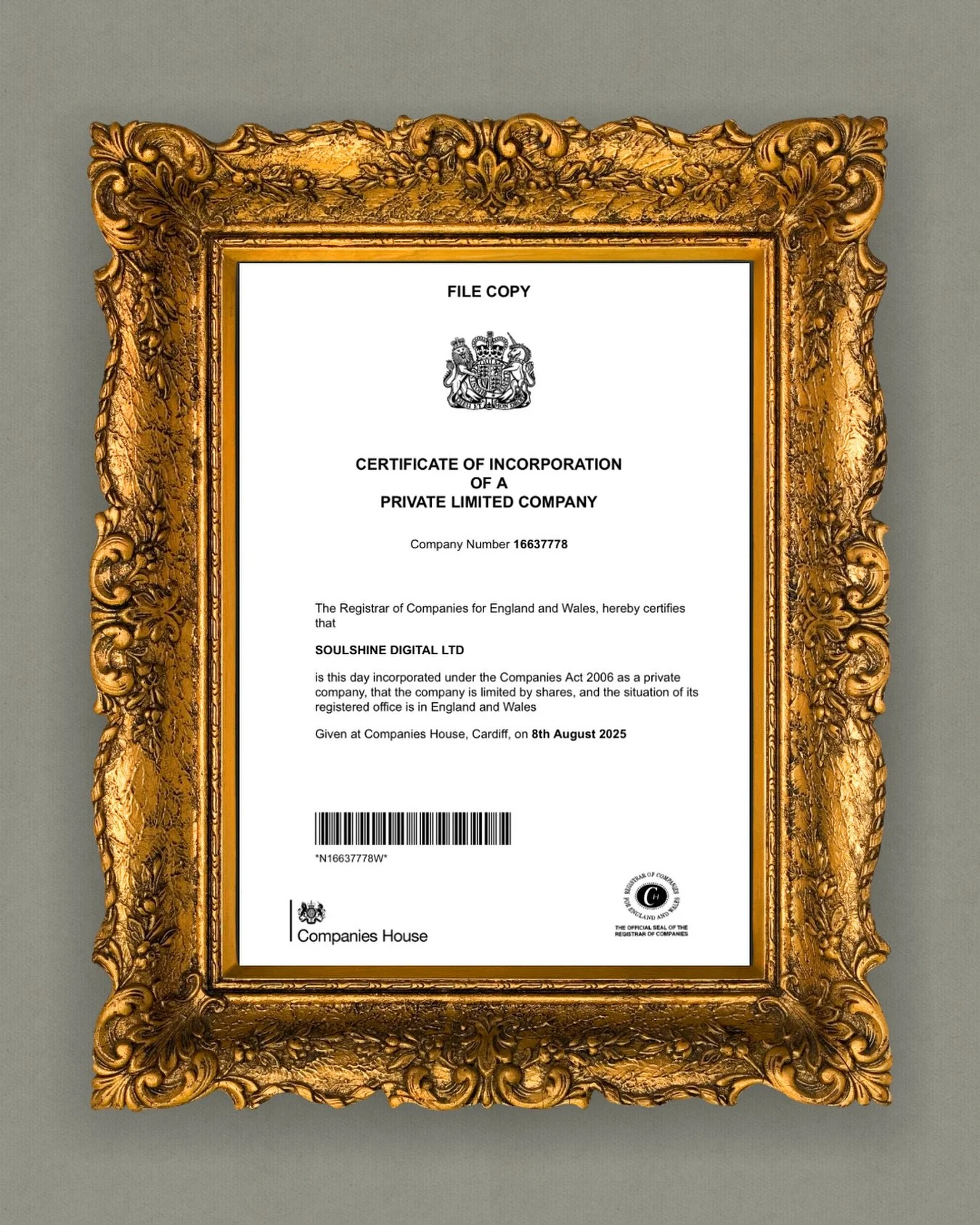 Well after 4 and a bit years of being a sole trader&hellip; Soulshine Digital is now a LIMITED COMPANY 🥳🎉

A huge thank you to all of our amazing clients who have helped us grow over the years, and a thank you to @cloudconceptsaccounting for always