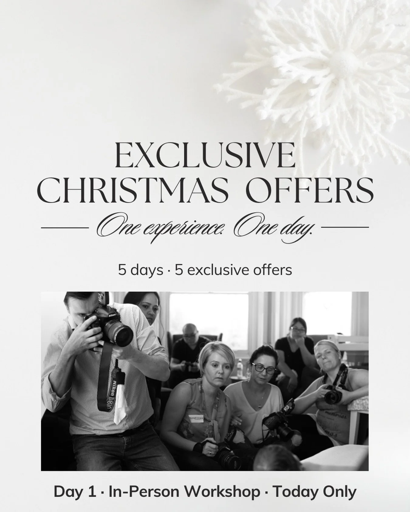 For the five days leading up to Christmas, I&rsquo;m sharing a series of Christmas-exclusive offers on my professional training experiences. One offer per day, available for just 24 hours. ✨

Today&rsquo;s offer is focused on my in-person newborn and