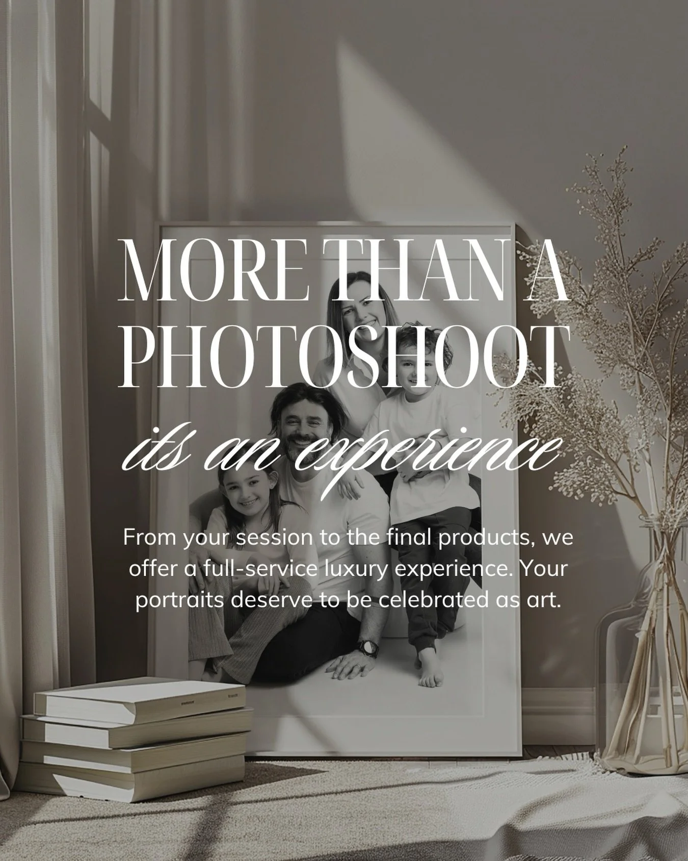 More than a photoshoot, it&rsquo;s an experience. ✨

A calm, thoughtful space where families can simply be together, without stiffness or forced posing.

We create imagery that feels timeless, natural and deeply personal.

From pregnancy to the first
