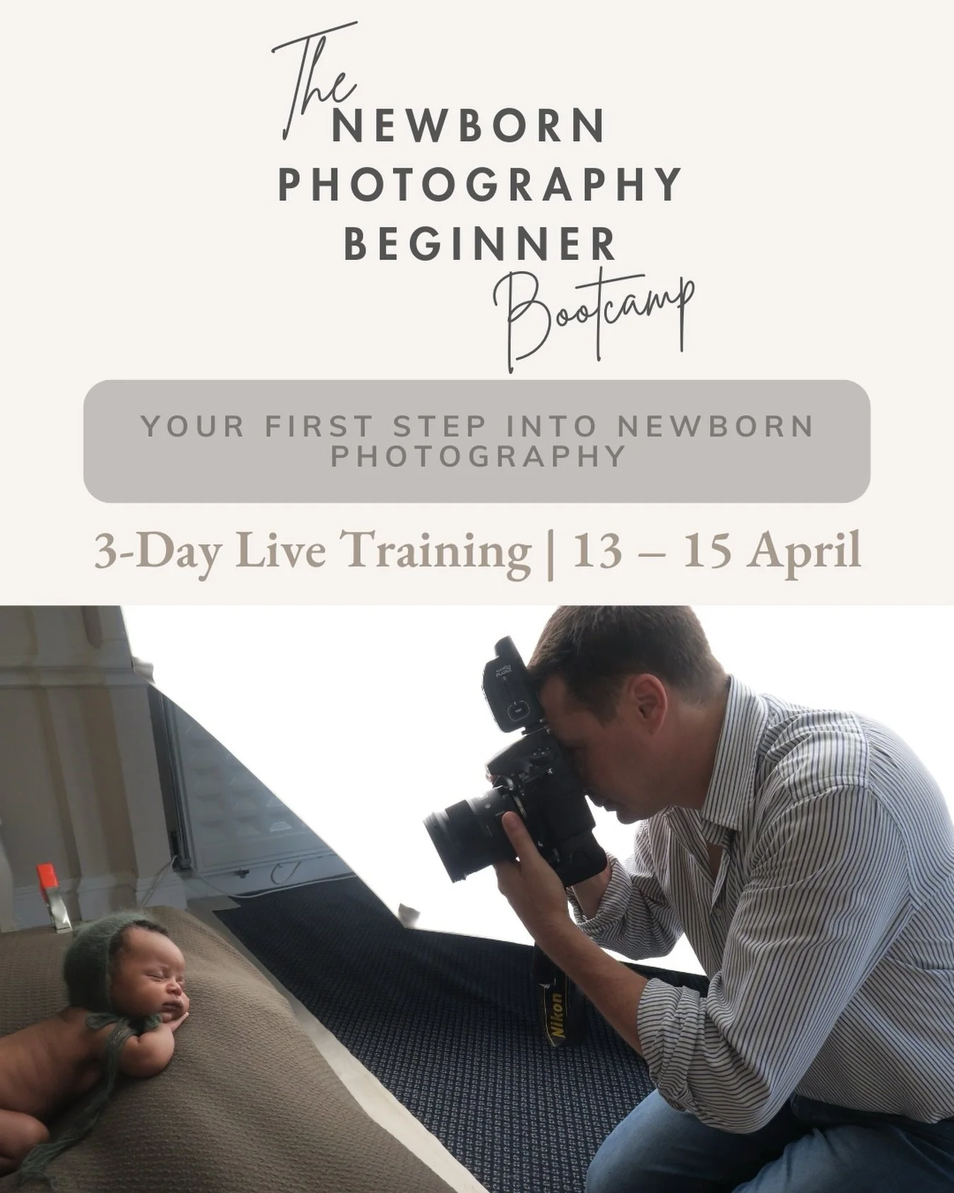 Thinking about newborn photography&hellip; but not sure where to start? 🤍

You&rsquo;re not alone.

So many beginners feel overwhelmed - what camera to buy, what setup you actually need, and most importantly&hellip; how to safely handle a newborn.

