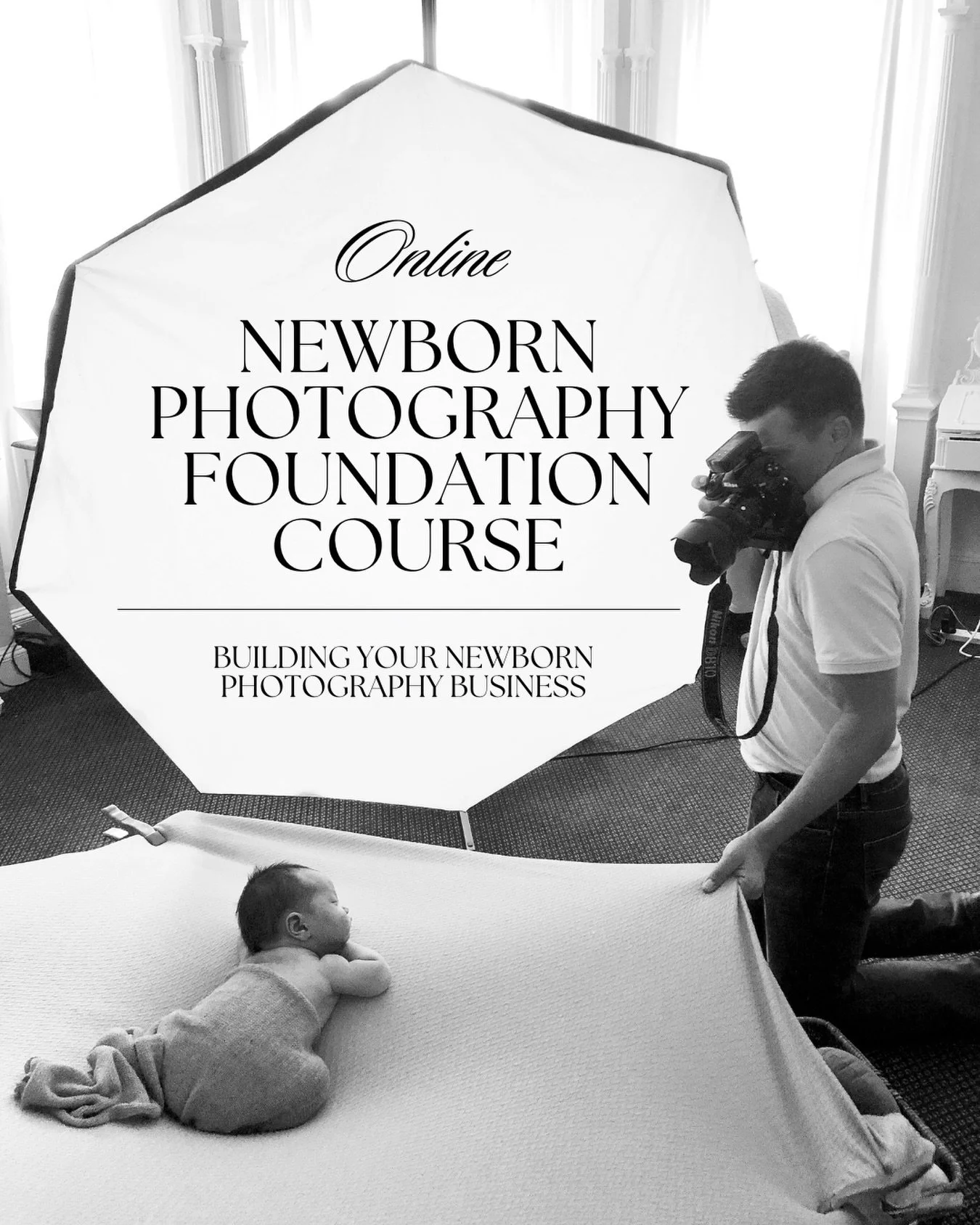 The Newborn Photography Foundation Course is an all-in-one 12-week mentoring programme to get you proficiently taking beautiful and professional quality newborn photographs and setting you up with a blueprint to start your own Newborn Photography bus