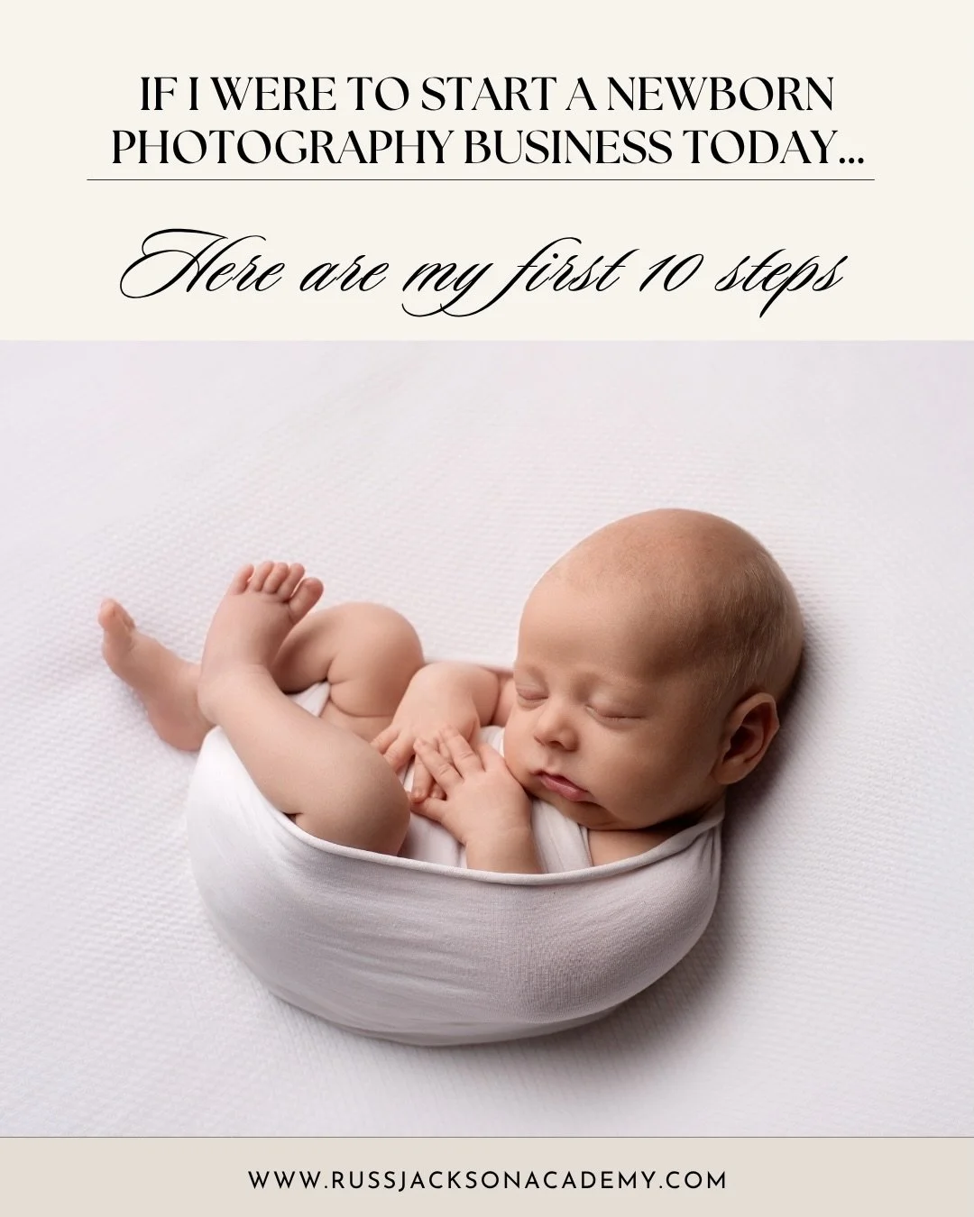 If I were starting a newborn photography business today, these are the steps I would take first. ✨
&nbsp;
When I started, I spent years figuring things out the hard way. You don&rsquo;t have to.
&nbsp;
Swipe through ➡️ to see a simple roadmap - from 