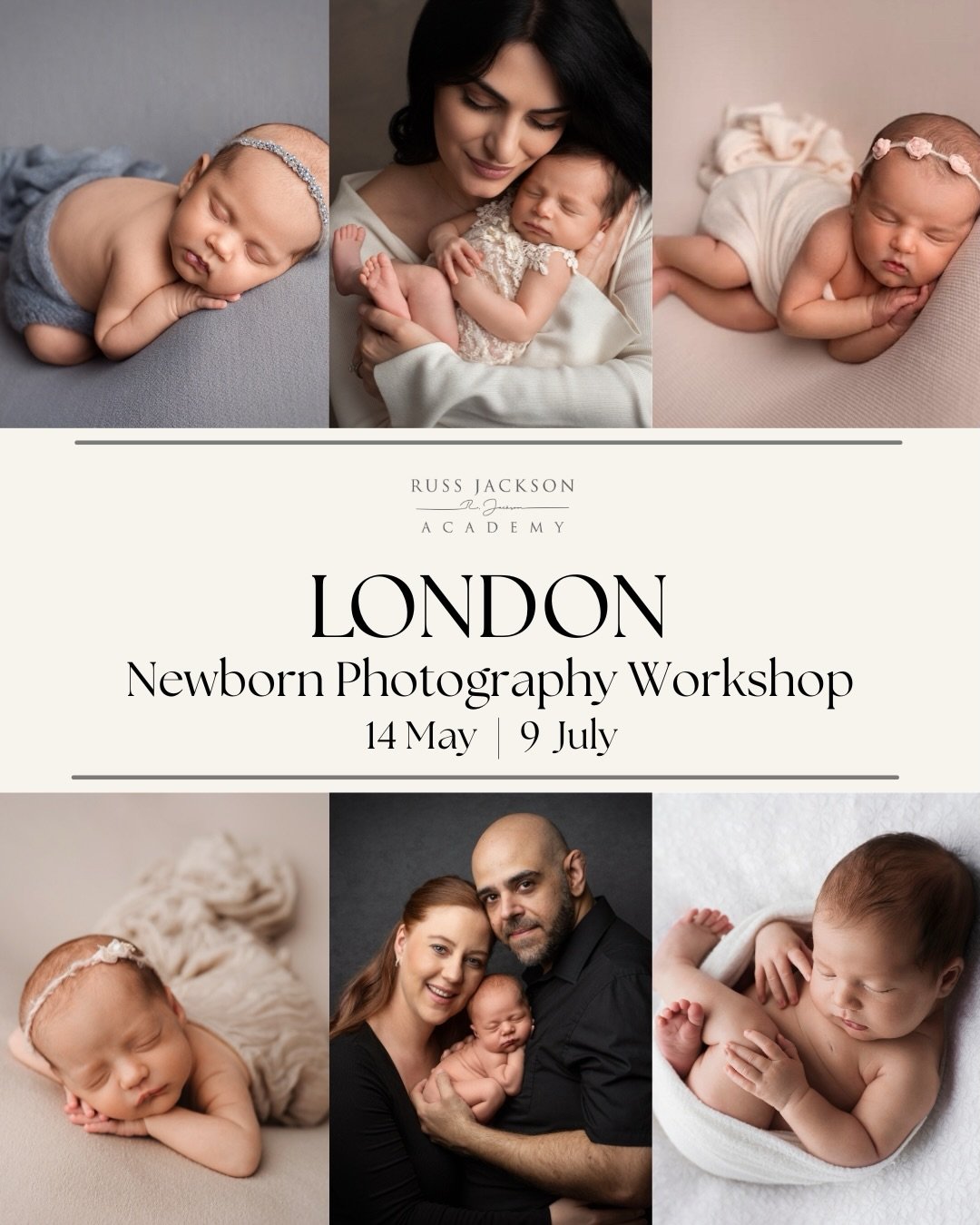LONDON NEWBORN &amp; MATERNITY PHOTOGRAPHY WORKSHOPS ✨

📸 Are you ready to elevate your photography skills? Join me in London for exclusive, in-person workshops designed to give you the confidence and technical skills to master newborn and maternity