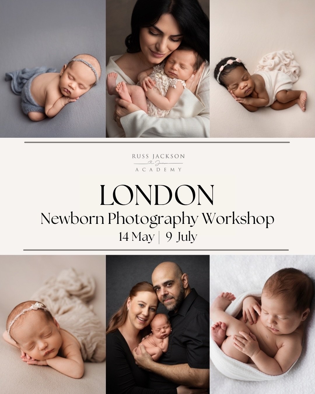 LONDON NEWBORN &amp; MATERNITY PHOTOGRAPHY WORKSHOPS ✨

📸 Are you ready to elevate your photography skills? Join me in London for exclusive, in-person workshops designed to give you the confidence and technical skills to master newborn and maternity