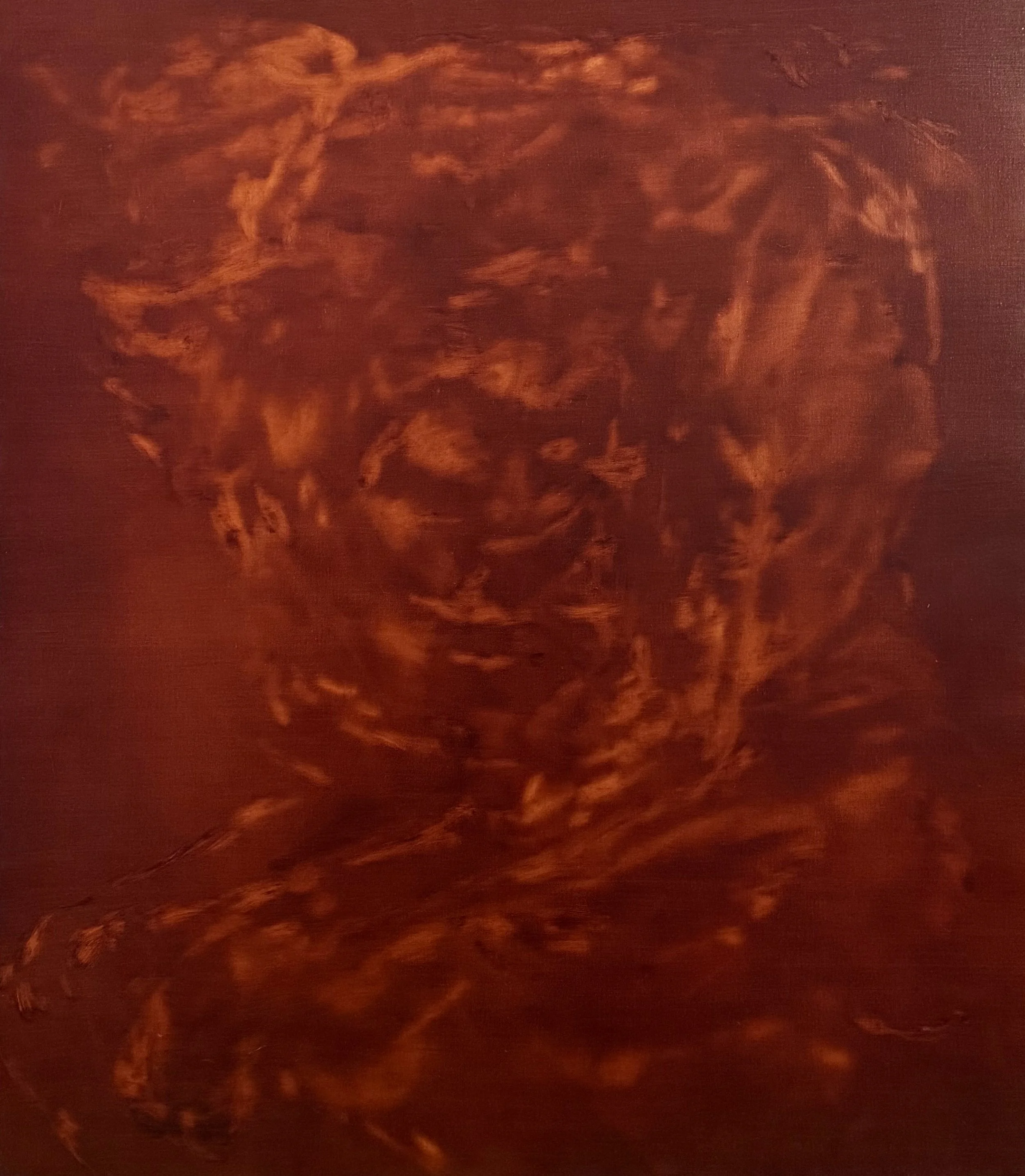 Anatomies (The Thinker) , Oil on linen, 75 x 85 cm (2025)