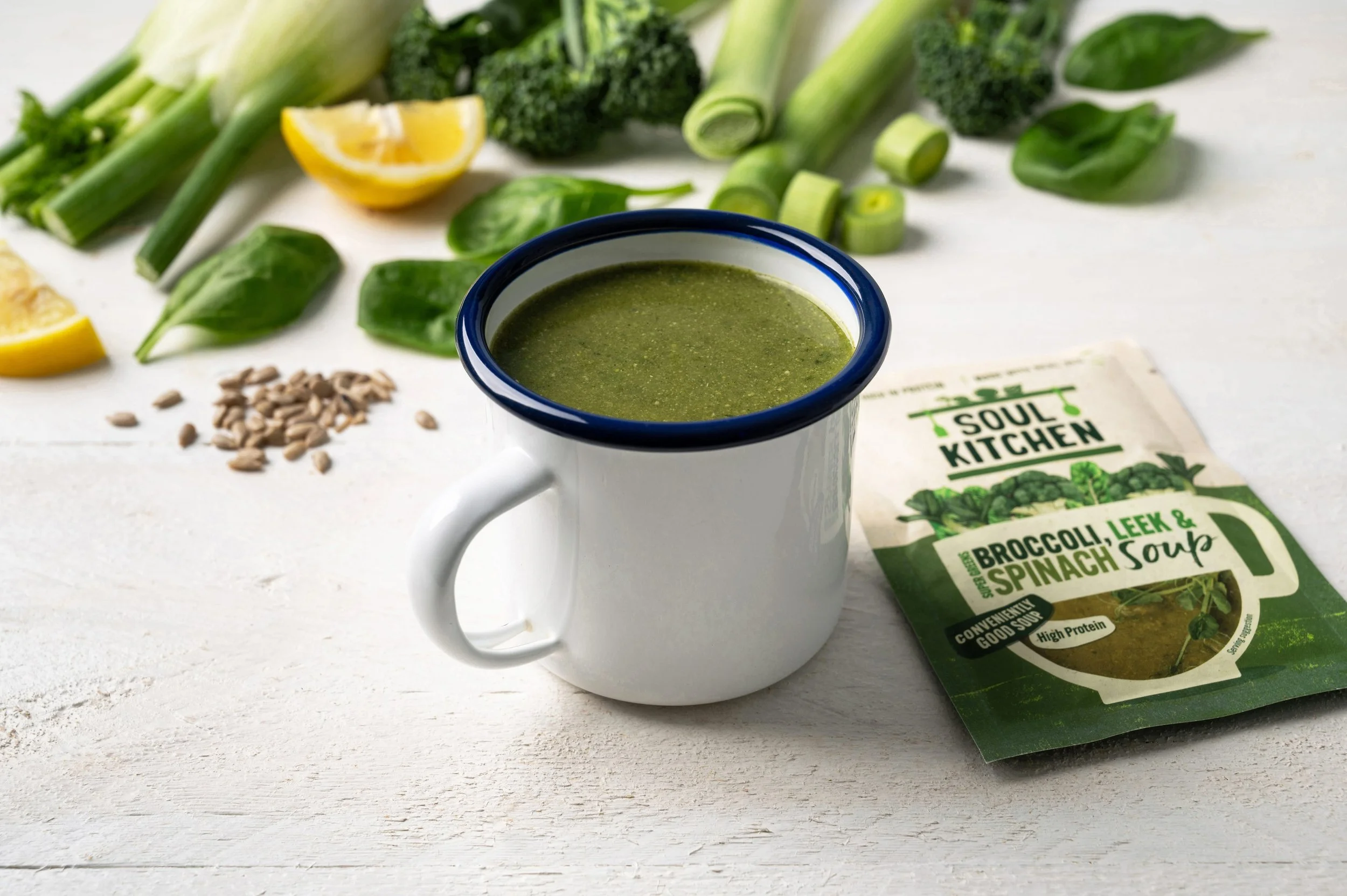 Soul Kitchen - Broccoli, Leek & Spinach Soup