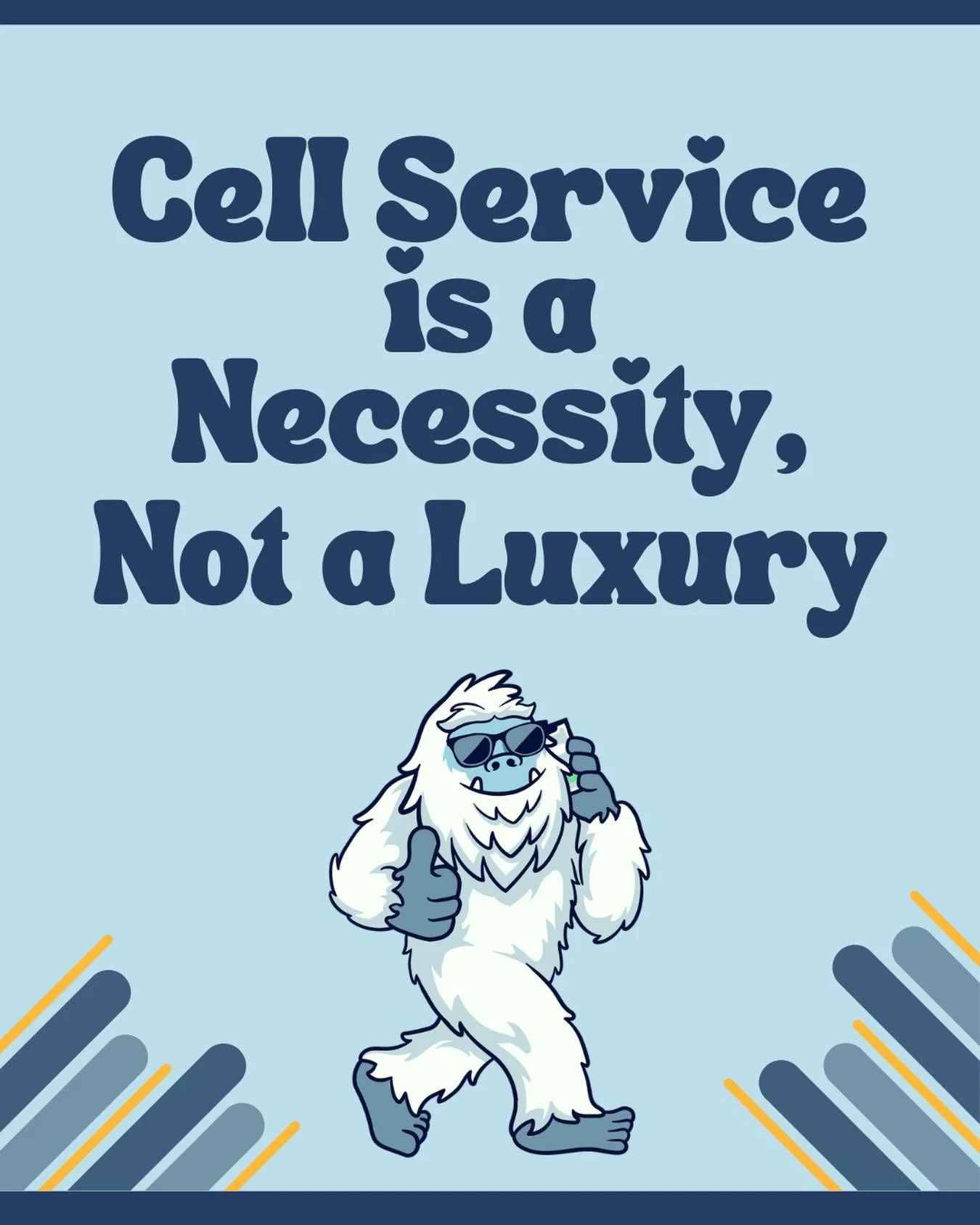 Call us crazy! Well, you&rsquo;d need cell service to call us... visit yowiepatrol.org to learn more about our mission and how you or your organization can help! #DeadZones #CellService #Sweepstakes #YOWIEpatrol #DigitalDivide