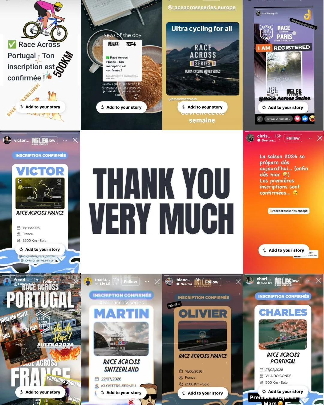 🚀 Already 2,000 registrations in just 2 days after opening!

A huge thank you to everyone for your trust and enthusiasm 🙏
We&rsquo;re thrilled to see so many of you securing your spot for your favorite races of the 2026 season.

This new year promi