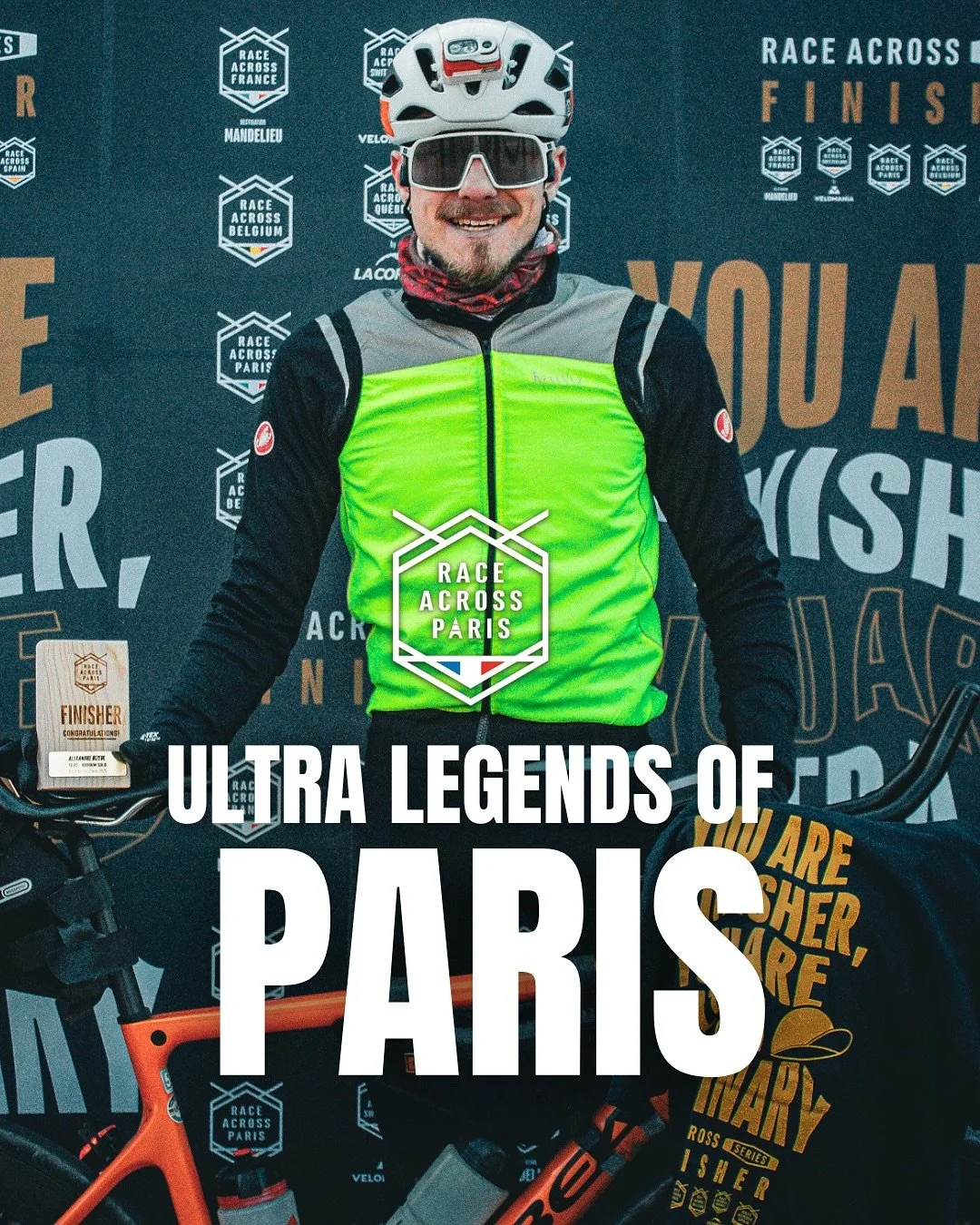 🚴&zwj;♂️ The Ultra Legends of Paris 🇫🇷 
Registrations are open and the new season is already taking shape! 💪 Every day, motivation grows and ambition rises.

Paris is one of the most iconic events in the series &mdash; the perfect moment to look 