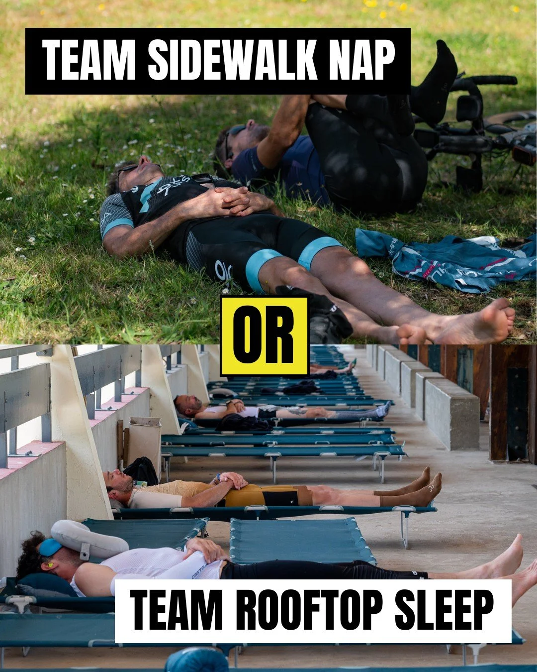 🛣️ Team sidewalk or team rooftop? 🏡

Sleep and rest are key to your rides and performance. Throughout your journeys, you always find a moment to recover&hellip; but what&rsquo;s your favorite spot?

💤 Are you the kind of rider who can sleep anywhe