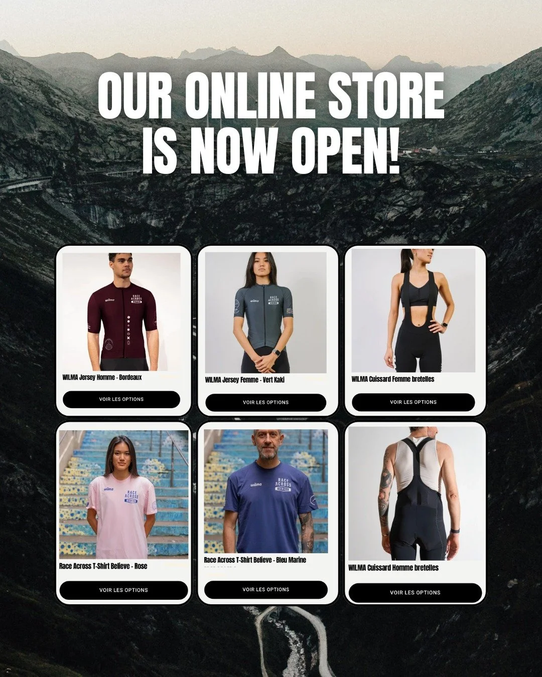 ✨ Our shop is now live ✨
After many requests, we&rsquo;re officially opening the Race Across online shop today at raceacrossseries.com 📲

🐾 🛒 This launch is intentionally gradual, with a carefully curated and limited selection:

&ndash; a few piec