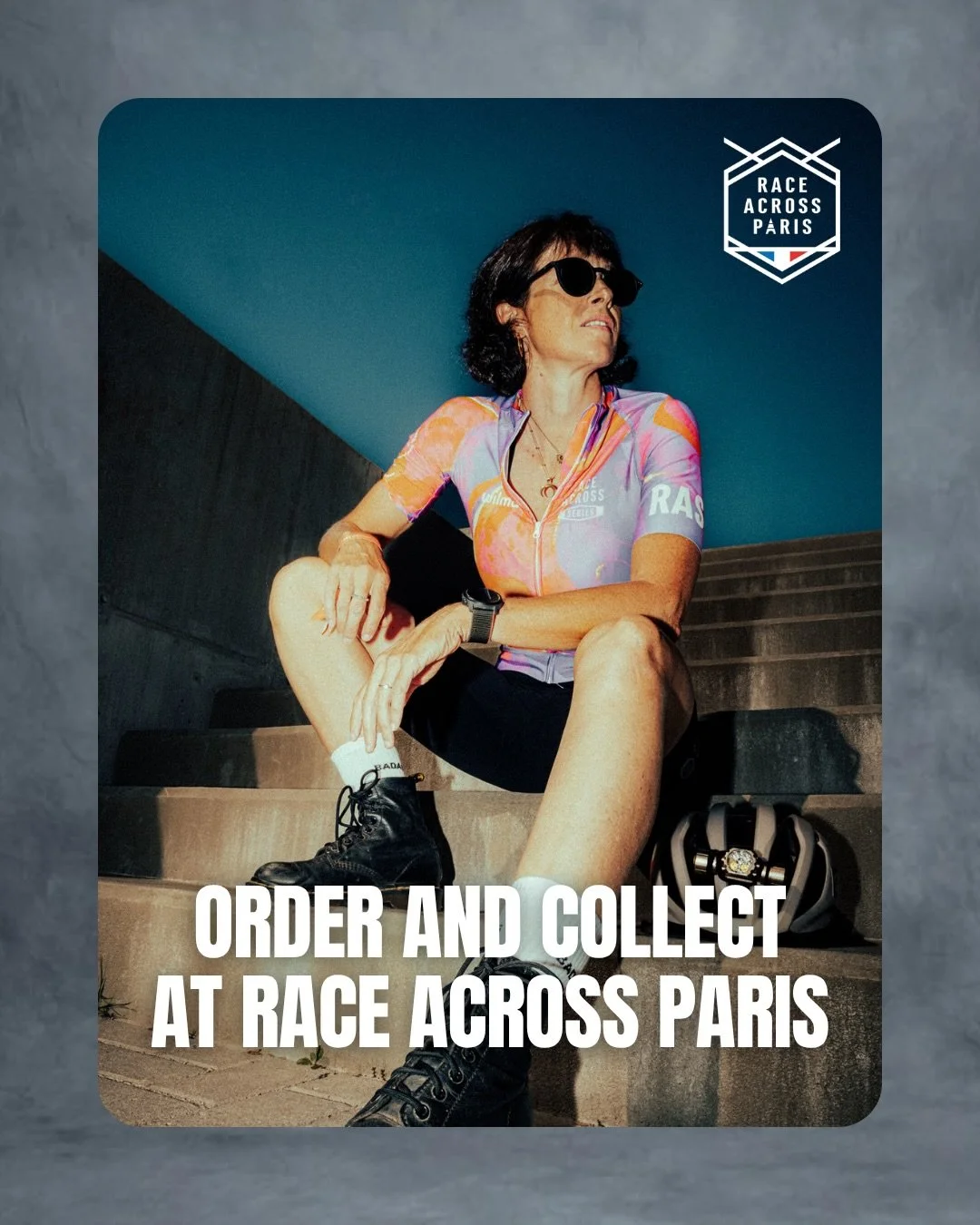 🚴&zwj;♂️ Get it delivered at the event! 📦 

🚀 In less than a week, it&rsquo;s Race Across Paris. Order now and pick up your gear on site! 

🛍️ Our online shop is up to date, with all collections available. You&rsquo;ll find the 2026 collections, 