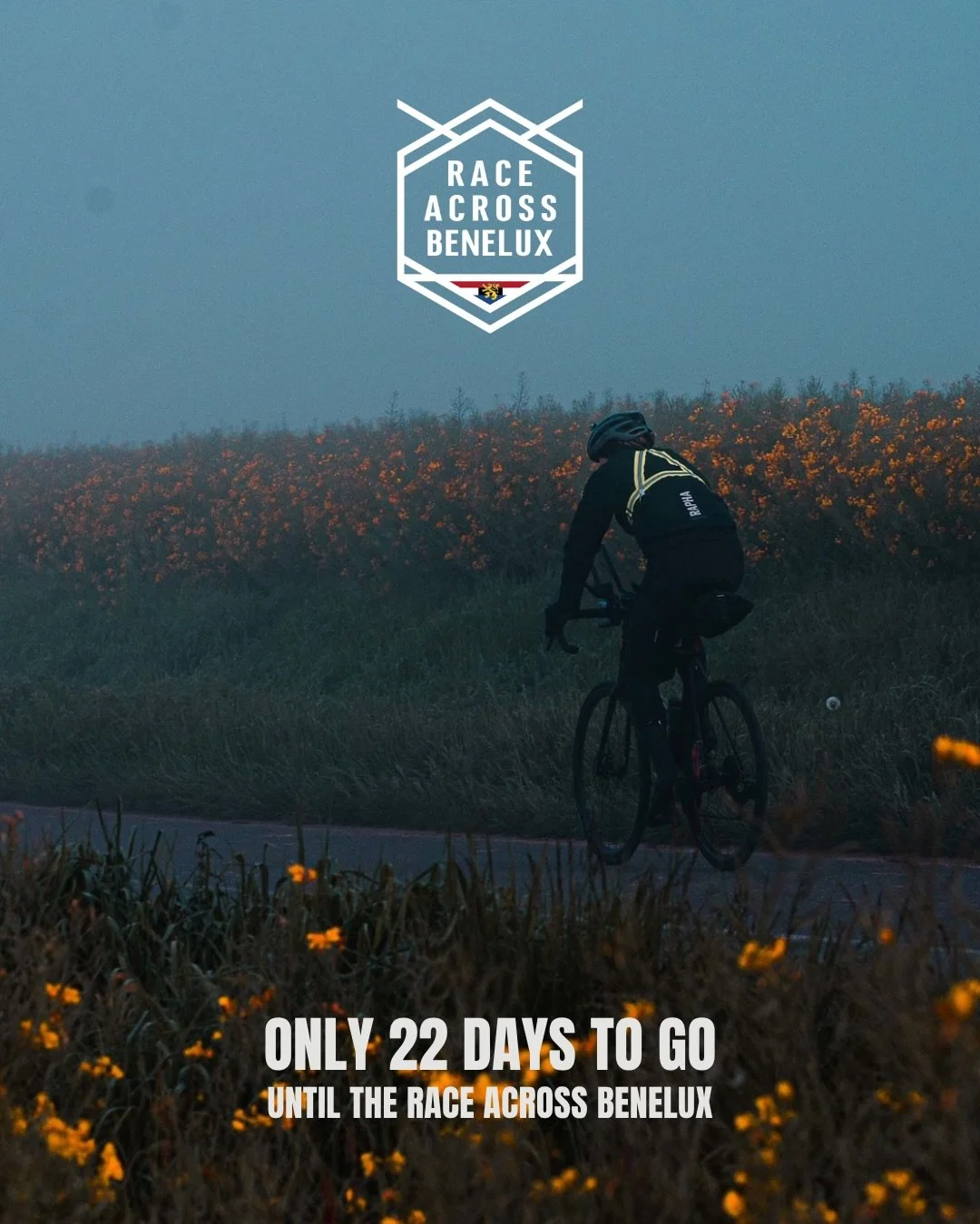 𝐃-22: 𝐒𝐄𝐓𝐓𝐈𝐍𝐆 𝐒𝐈𝐆𝐇𝐓𝐒 𝐎𝐍 𝐁𝐄𝐍𝐄𝐋𝐔𝐗! 🚴&zwj;♀️💨 

A new edition is coming, and this time, we&rsquo;re taking over the Benelux! 

🚴&zwj;♂️🇧🇪🇱🇺🇳🇱 Formerly known as Race Across Belgium, the race is growing: the route now spans