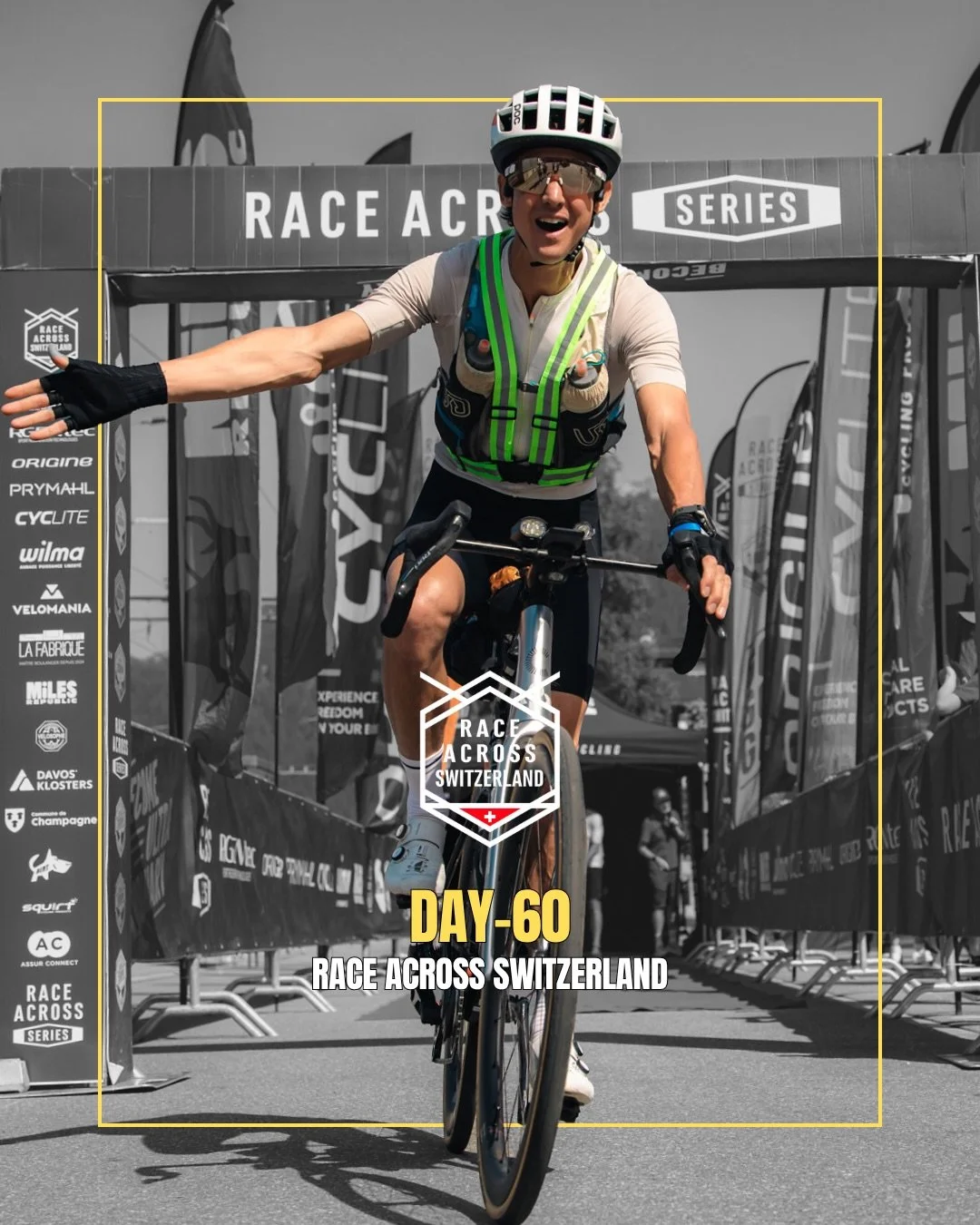 𝐃-60 ⏳🇨🇭 

&laquo;&nbsp;Who designed this route? It absolutely destroyed my legs!&nbsp;&raquo; 

That was the ultimate quote at the finish line back in 2025. First to gently curse our route setters for the extreme difficulty... and a few moments l