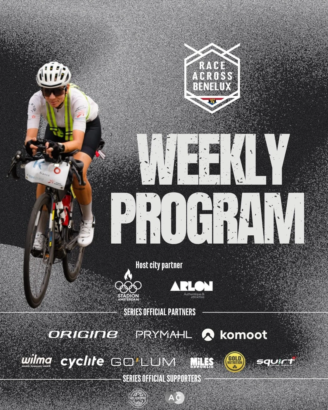 🇬🇧🚴&zwj;♂️ D-DAY 🚴&zwj;♀️

Today, the big adventure finally begins: Race Across Benelux is officially starting 🔥

The grand start of the 1000 km race will take place at the Olympic Stadium in Amsterdam, the starting point of an extraordinary cha