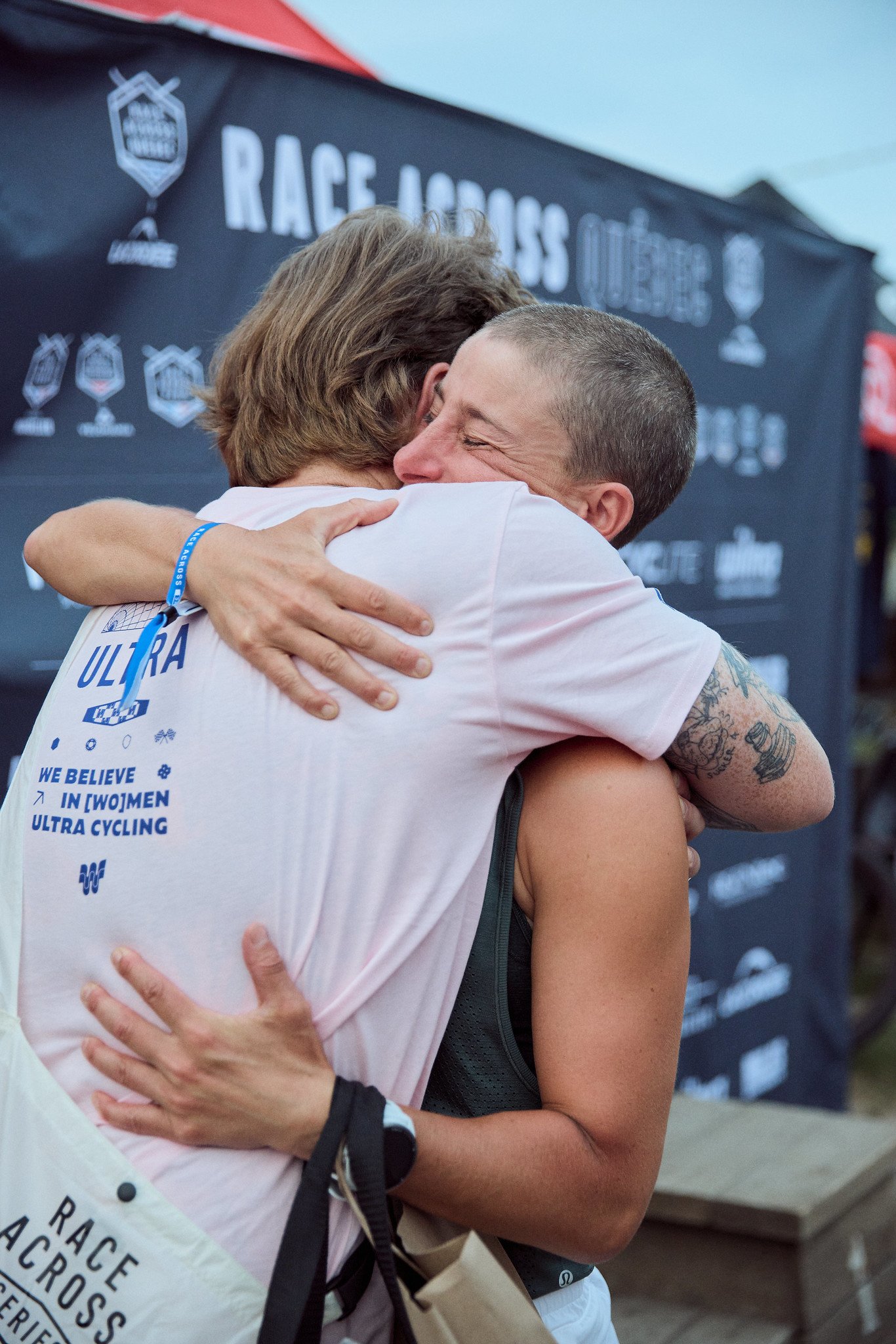los finishers de la Carrera a través de Québec