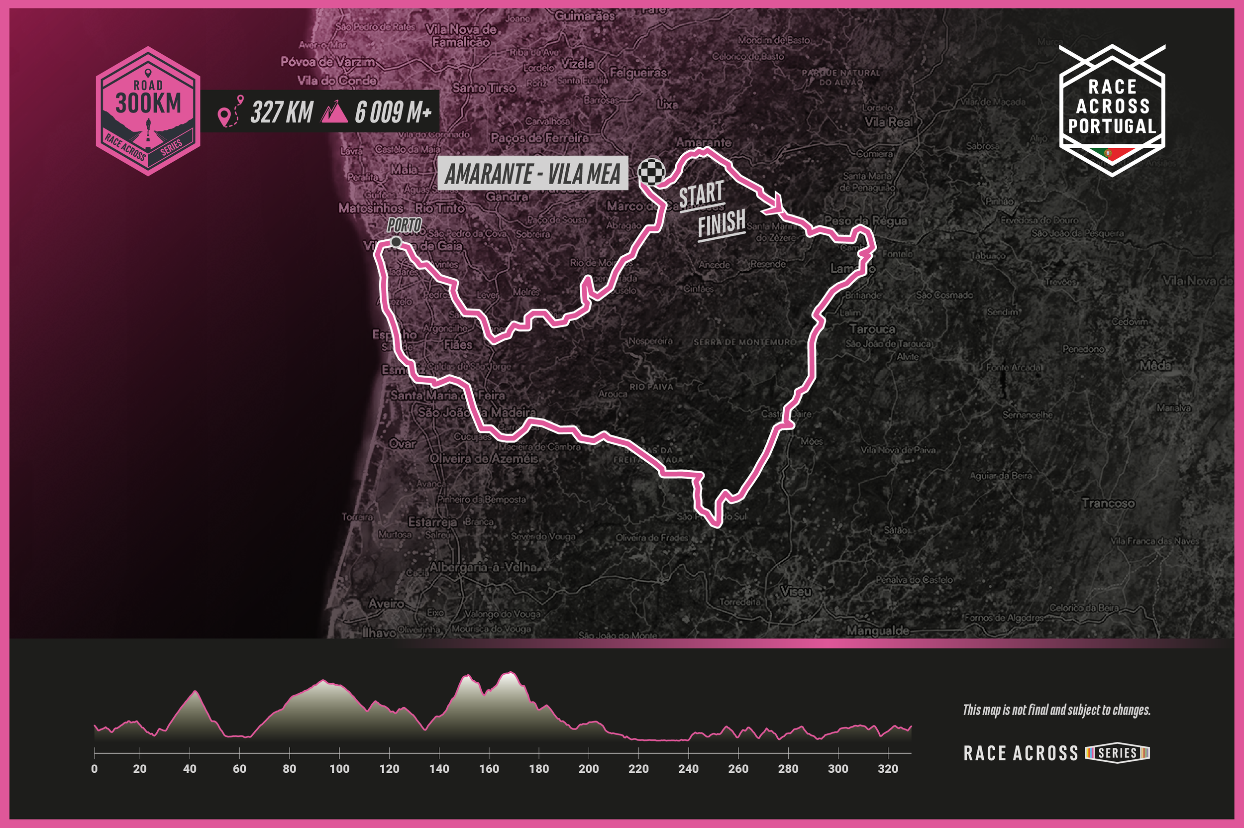 Race Across Portugal 300km ultra cycling