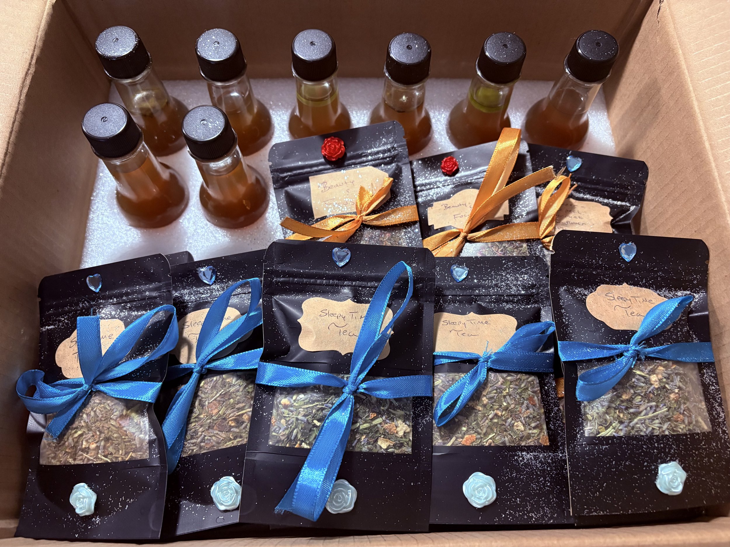 Herbal Teas - Rose, Lavender, or Dandelion
