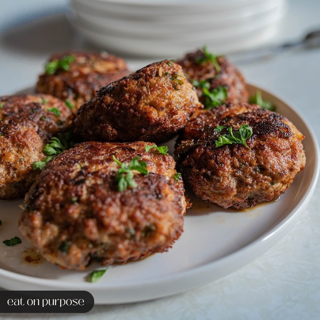 .
Bison Balls&hellip; Yep, I said it. Now get your head out of the gutter. 

Look, I wasn&rsquo;t not going to name them that. These little dudes are packed with protein, naturally lower in saturated fat than conventional red meat, and loaded with es