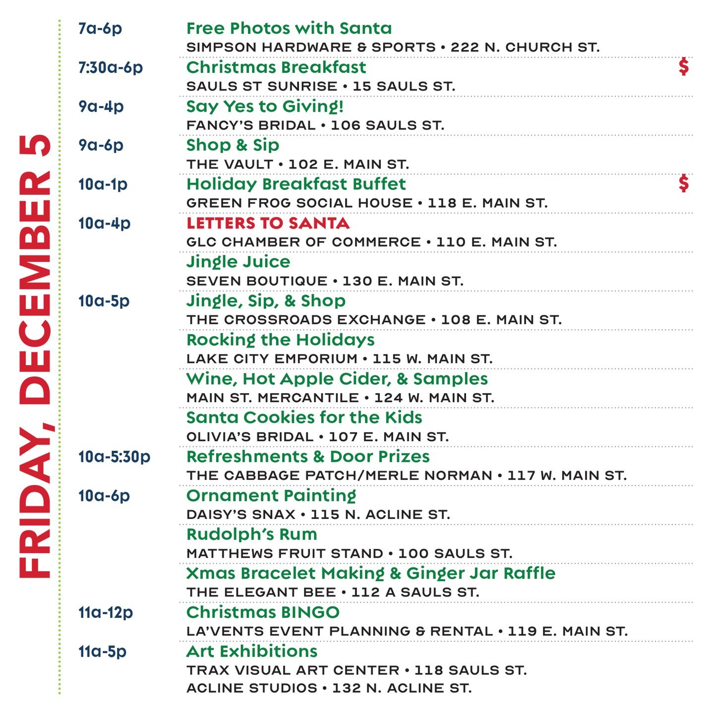 🎄 While we&rsquo;re still bummed about canceling the parade, the @hometownholidays Festival is very much ON &mdash; and it kicks off TODAY! 🎉

With 40+ festive events happening all throughout downtown (and all indoors!), there&rsquo;s plenty of hol