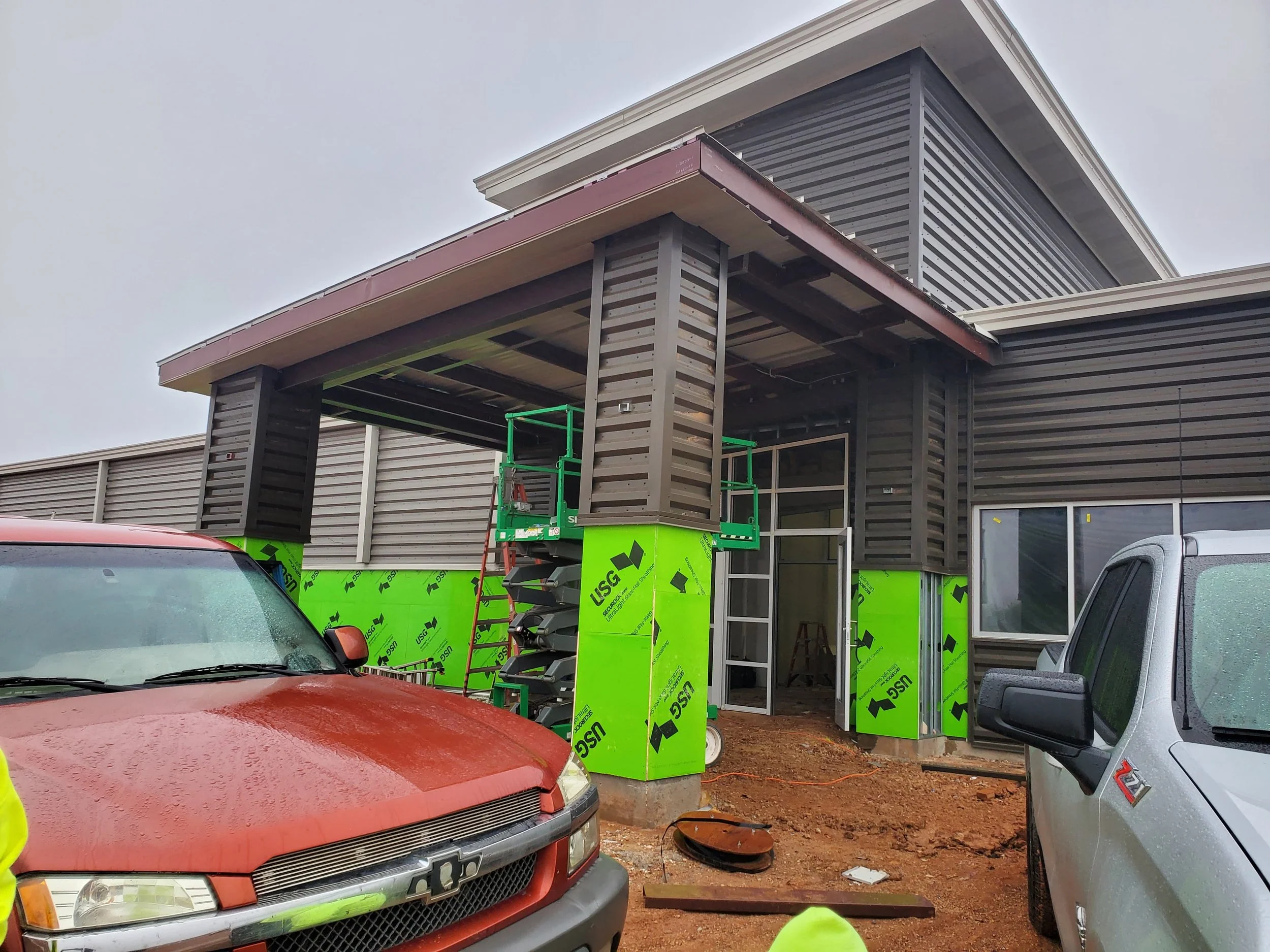 Metal Building Front Panel & Trim