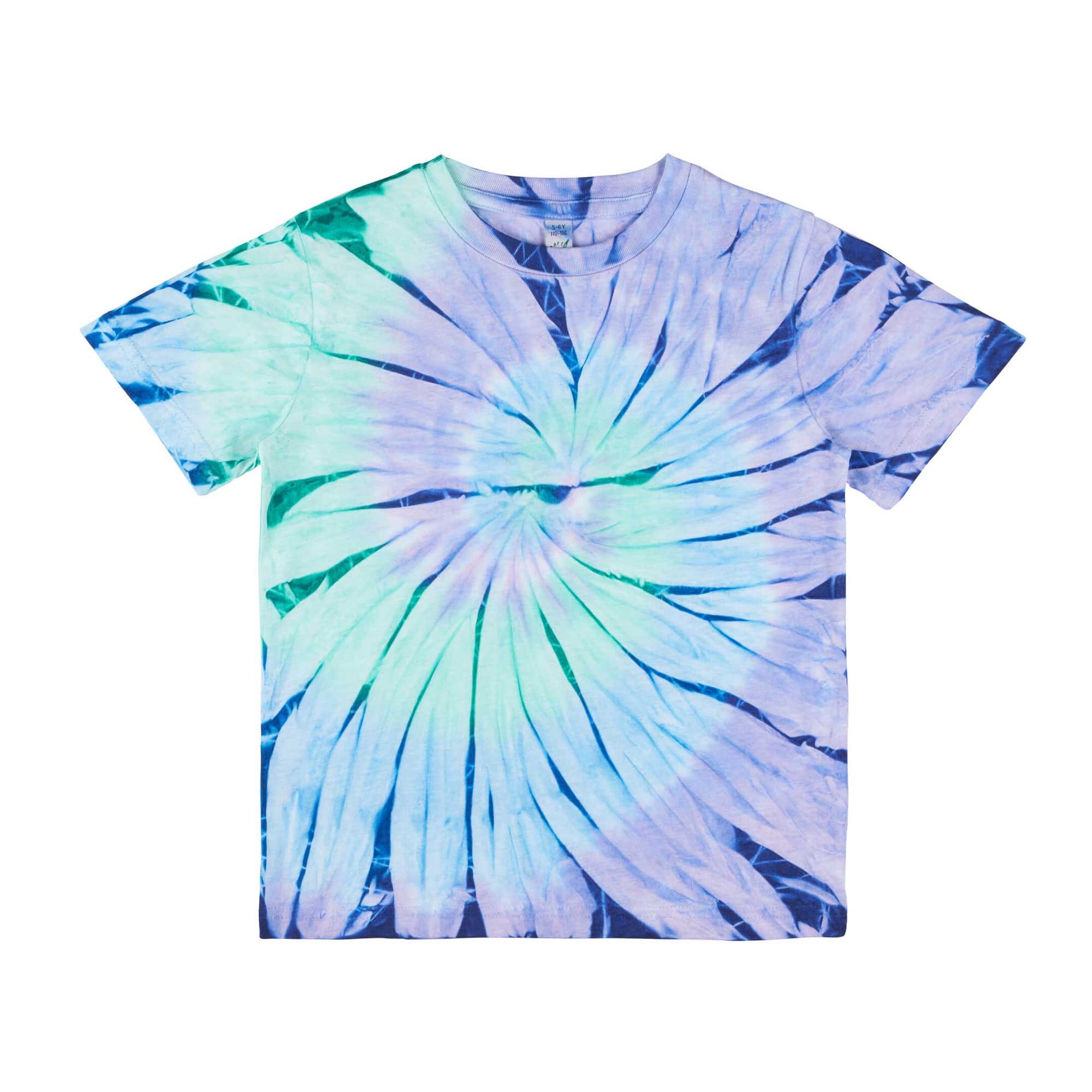 Tie Dye Blue Green