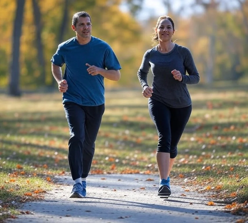Moderate Running and Brisk Walking Boosts Back Health