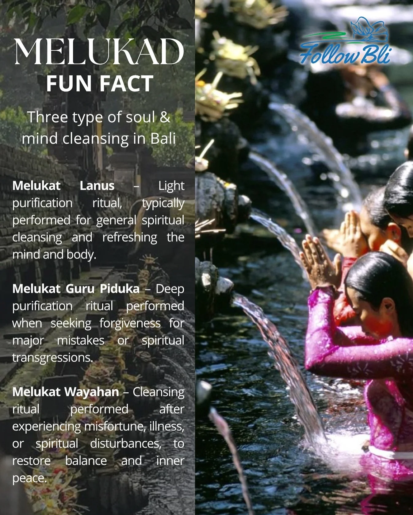 What type of melukad do you think you need? #bali #naturelover #spirituality #traveling