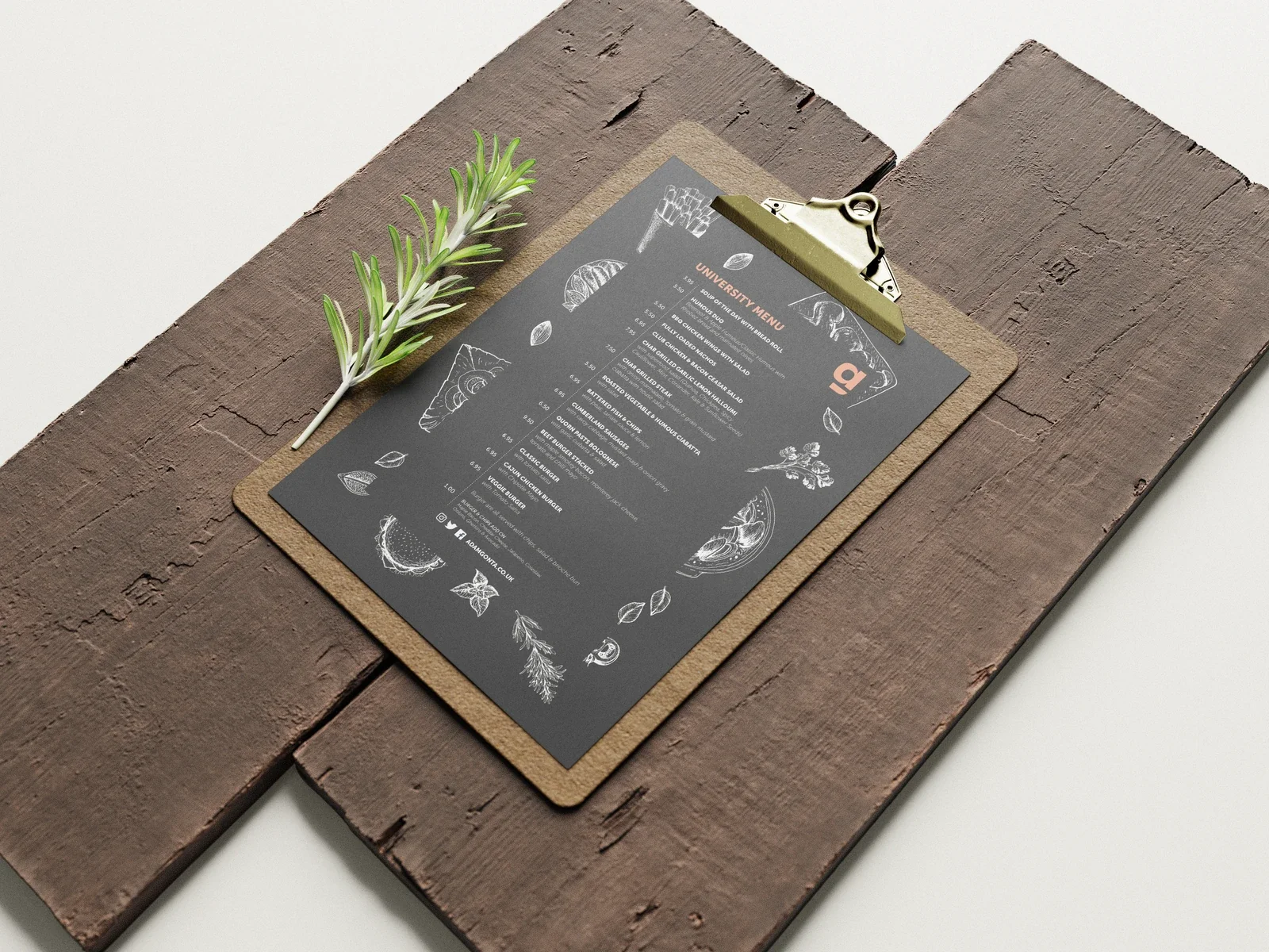 Explore restaurant and cafe menu design