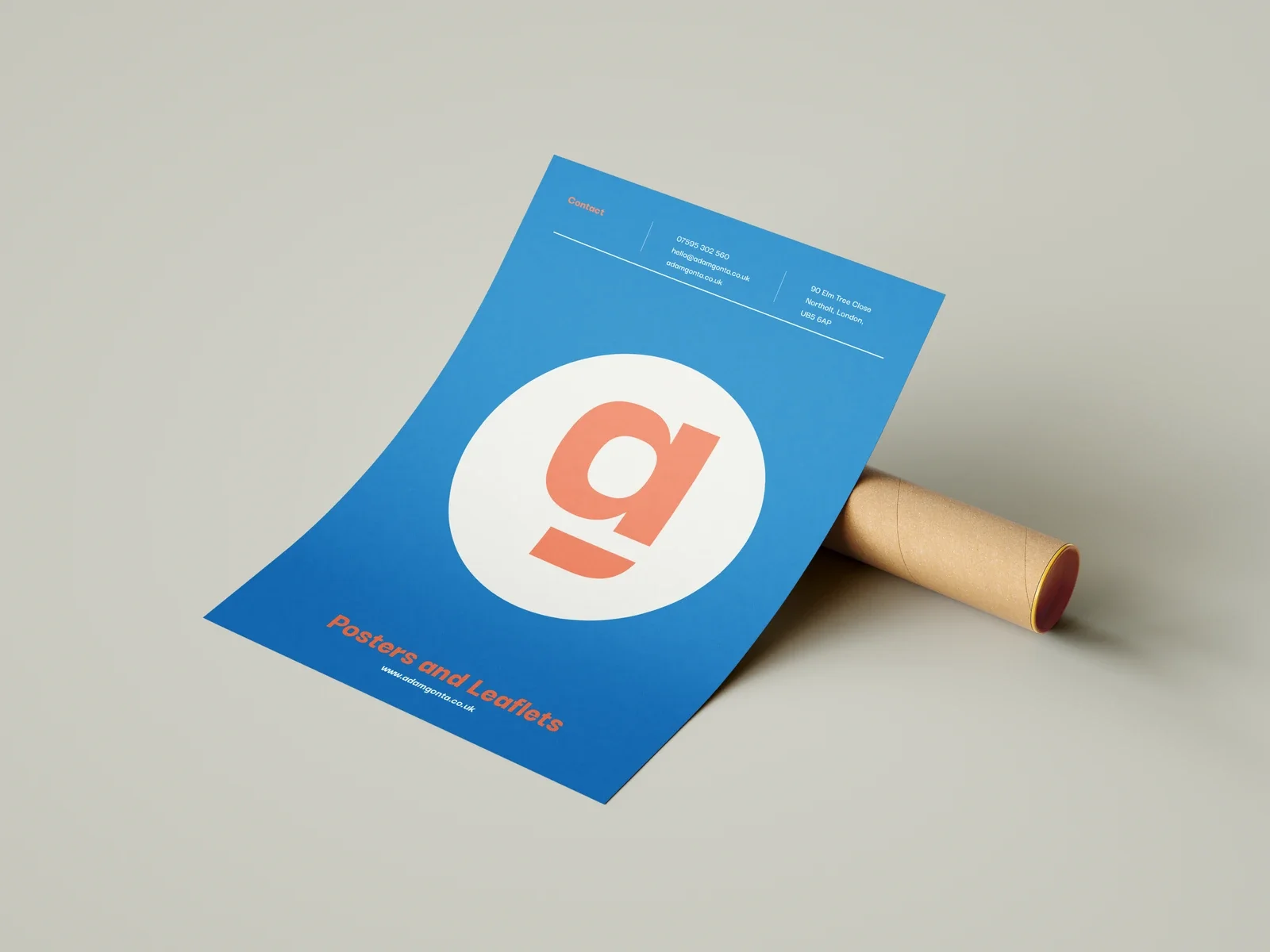 Explore poster and leaflet design services