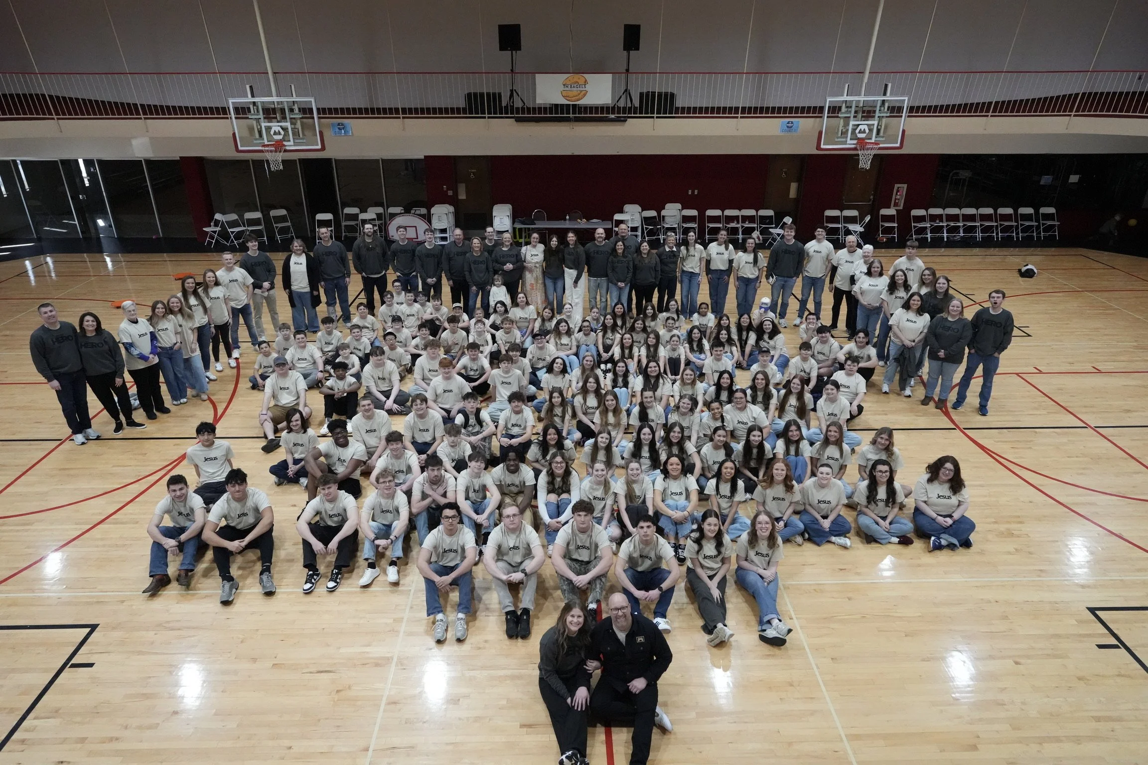 A group photo of students from Motown Madness.