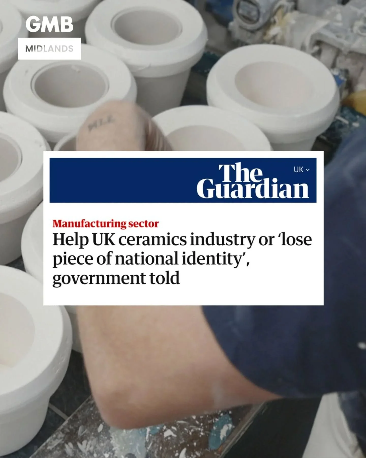 t's time for action to support the UK's ceramics sector.

Supporting British competitiveness through action on electricity prices is welcome.

 ...but Stoke&rsquo;s kilns are powered by gas.

The Pots need their own strategy.