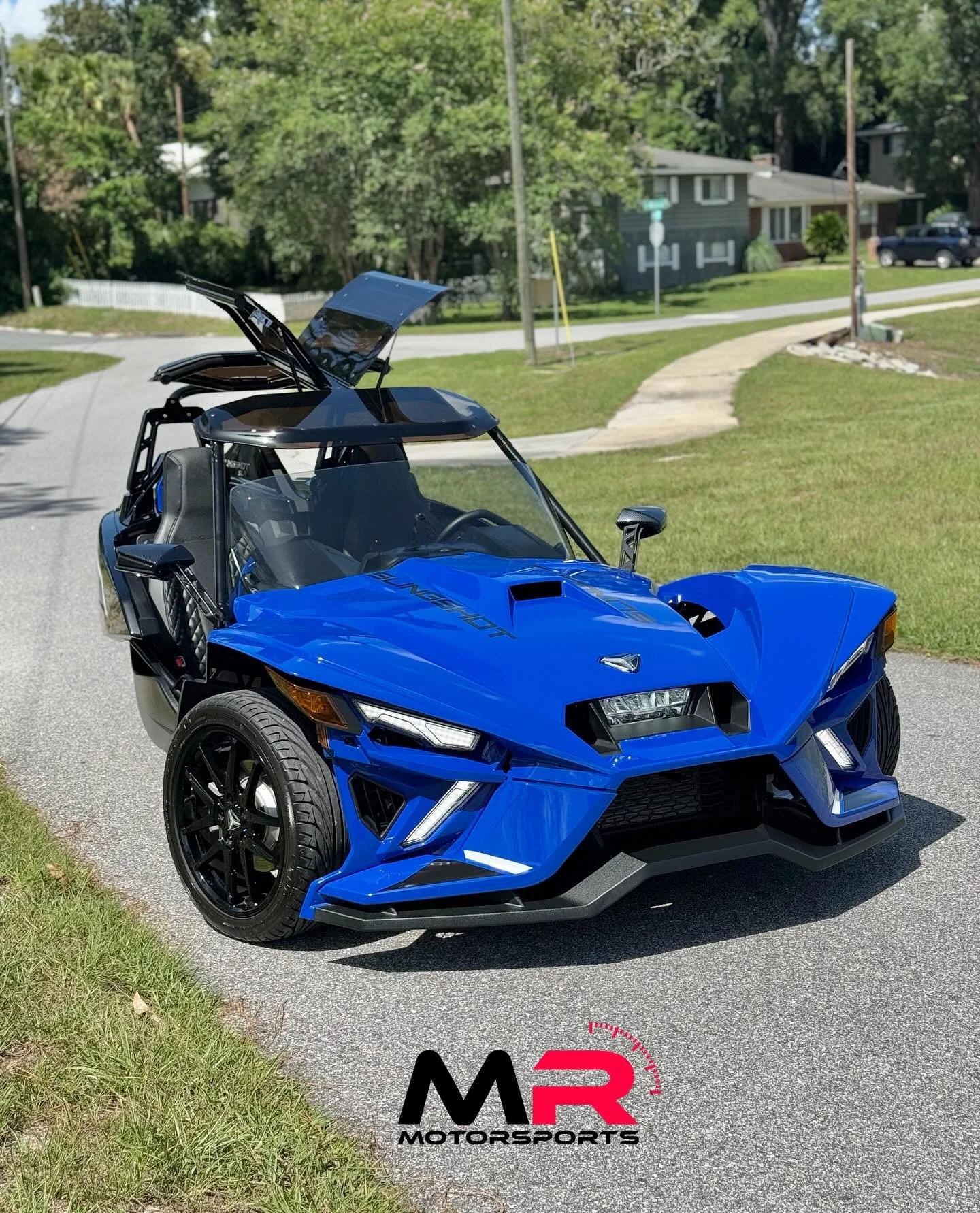 🚨 New Addition to our inventory!

2023 Polaris Slingshot SLR (Manual) in BRAND NEW condition!

(Over $9000 in upgrades)

Extended Manufacture WARRANTY until mid 2029! ($2300)

-Infotainment screen system with Bluetooth audio connection, Apple play &