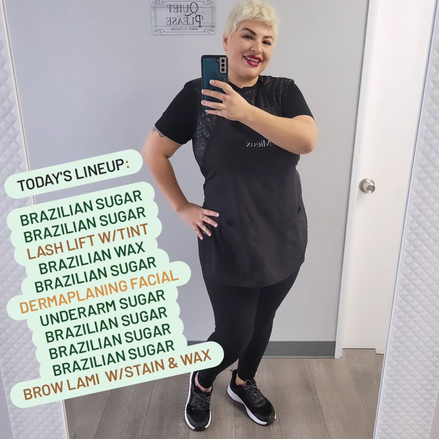 Wild day!!!!
#braziliansugaring #dermaplaning #sandiegoesthetician 
#browlamination #browshaping